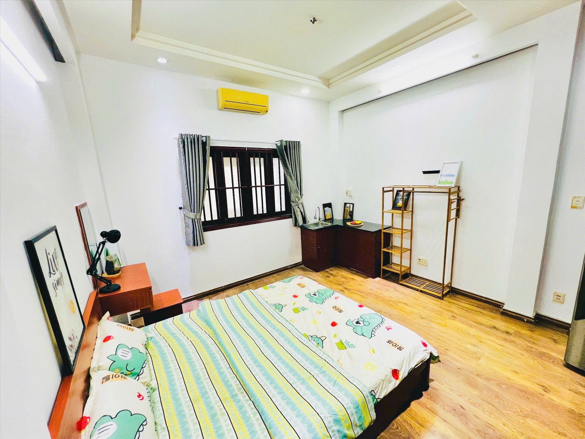 Phòng trọ Studio 25m2 tại The Link House Nguyễn Cửu Vân - Bình Thạnh - Phòng ngủ