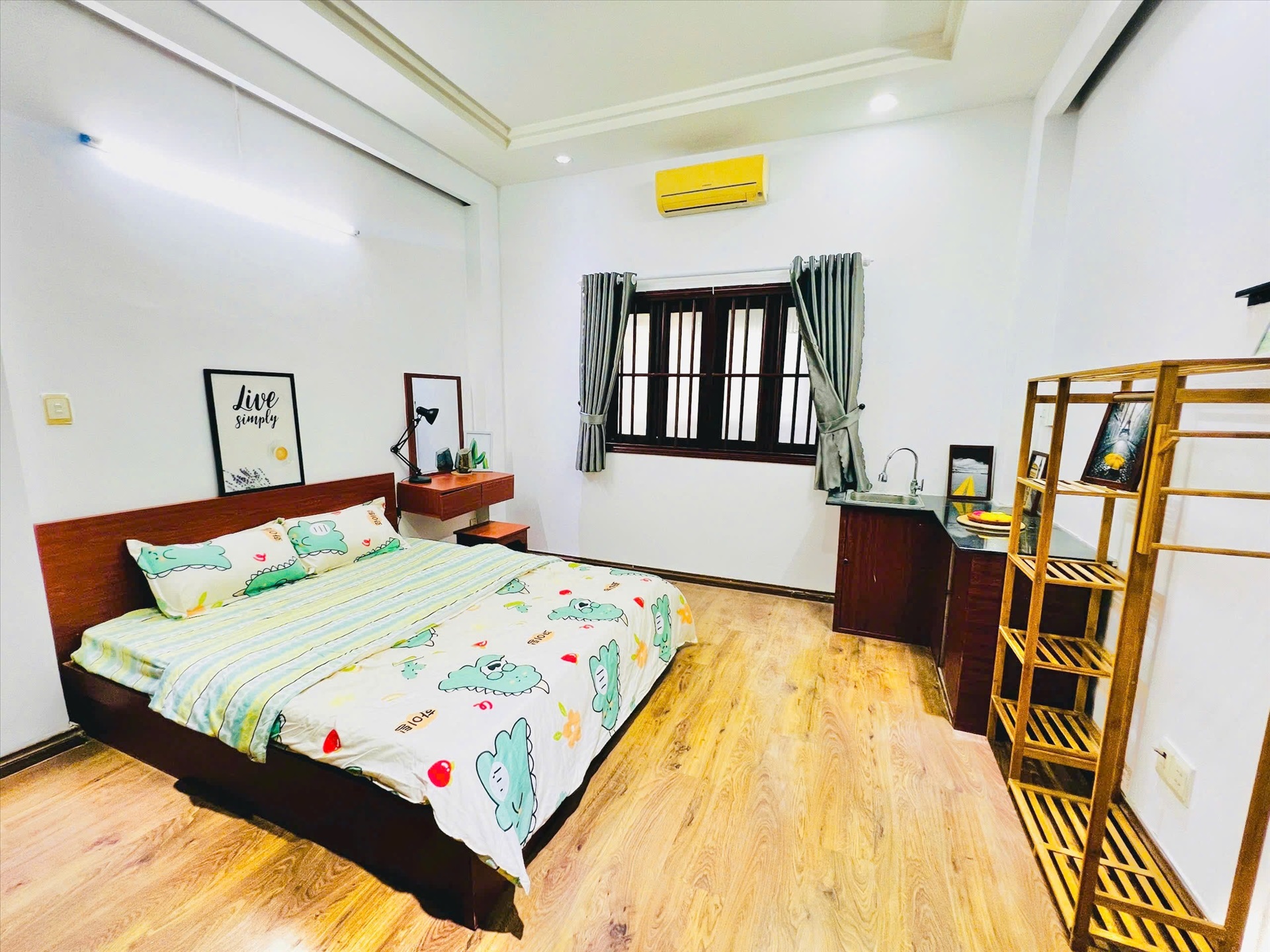 Phòng trọ Studio 25m2 tại The Link House Nguyễn Cửu Vân - Bình Thạnh - Phòng ngủ