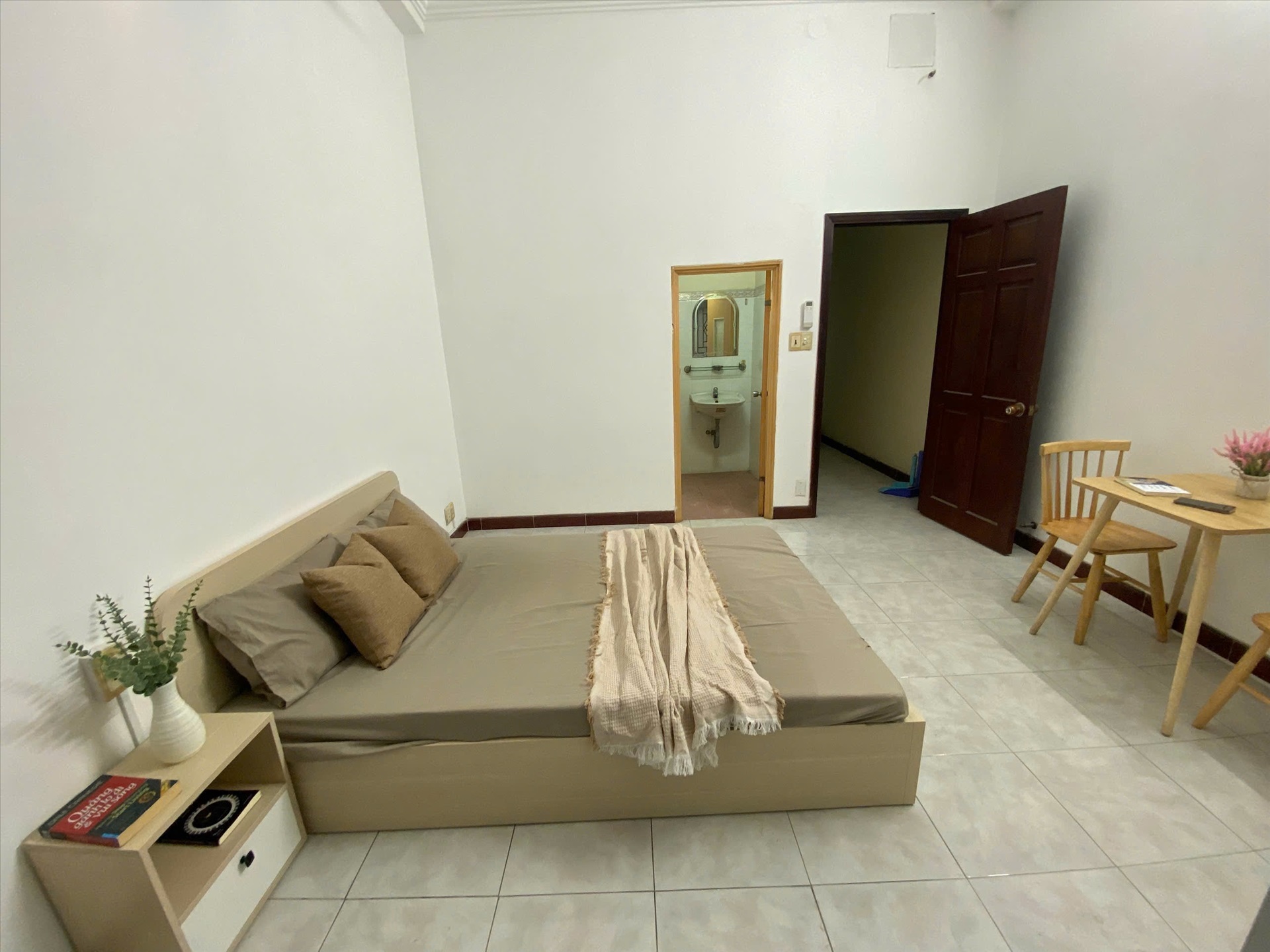 Phòng trọ Studio 25m2 tại M House Đường C27 - Tân Bình - Phòng ngủ