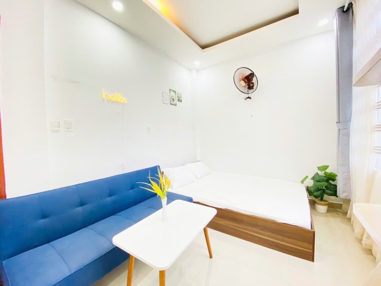 Phòng trọ Studio 25m2 tại Home 365 Chấn Hưng - Tân Bình - Phòng khách