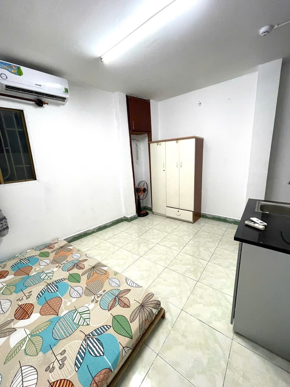 Phòng trọ Studio 25m2 tại AP House Nguyễn Tất Thành - Quận 4 - Phòng ngủ