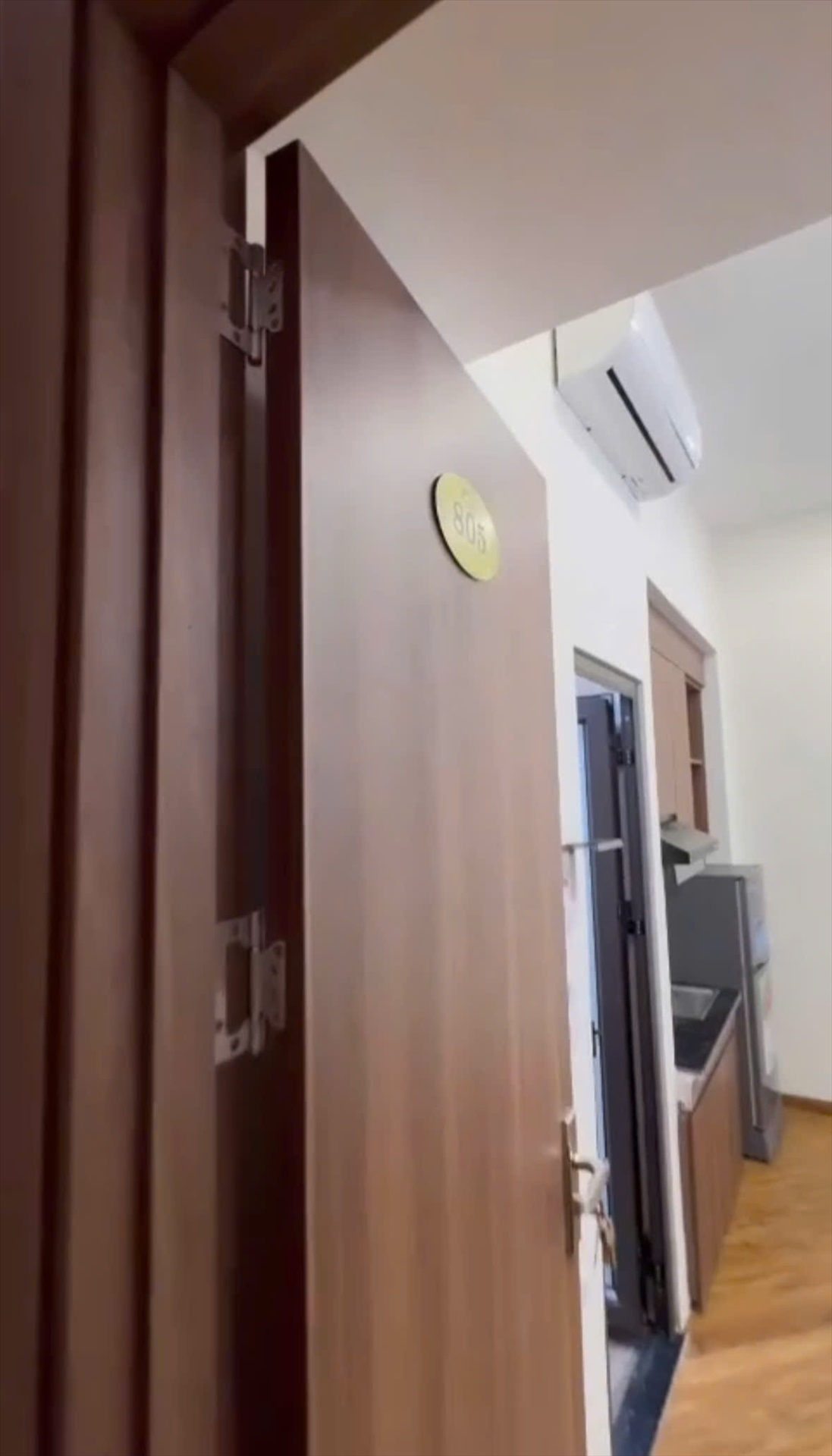 Phòng trọ Studio 20m2 tại TT Apartment Hồ Tùng Mậu - Cầu Giấy - Phòng ngủ