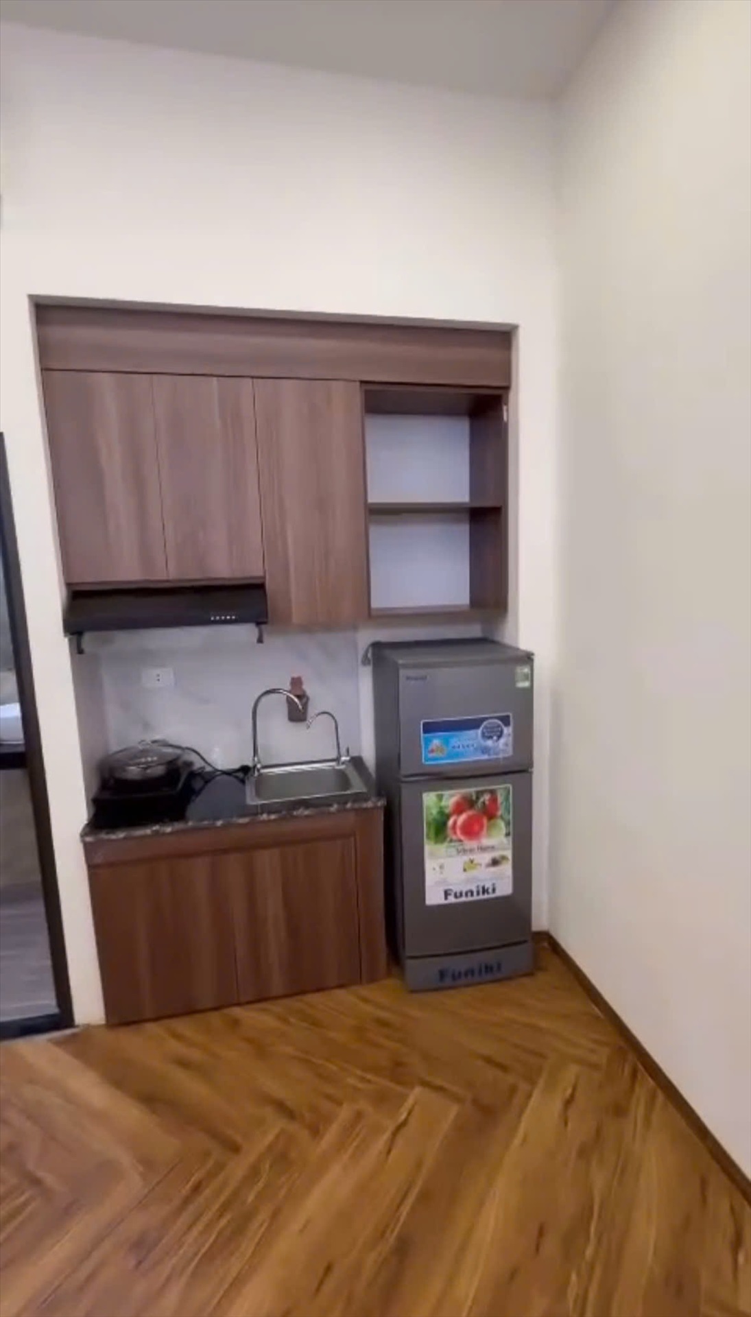 Phòng trọ Studio 20m2 tại TT Apartment Hồ Tùng Mậu - Cầu Giấy - Phòng ngủ