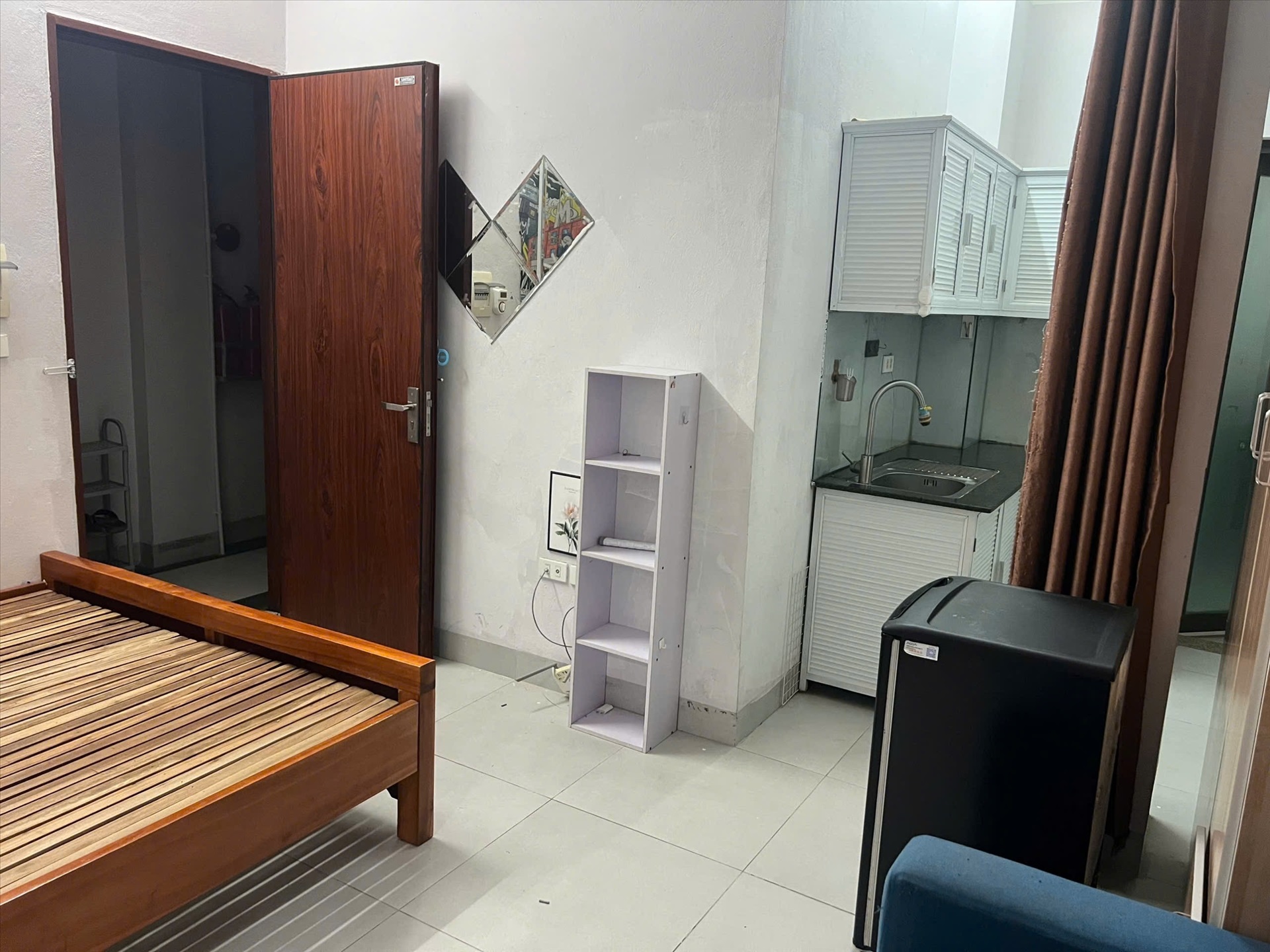 Phòng trọ Studio 25m2 tại CC House Miếu Đầm - Nam Từ Liêm - Phòng ngủ