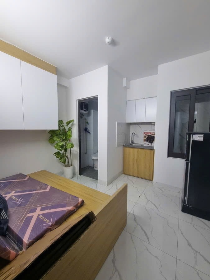 Phòng trọ Studio 18m2 tại TD Housing Phú Đô - Nam Từ Liêm - Phòng ngủ