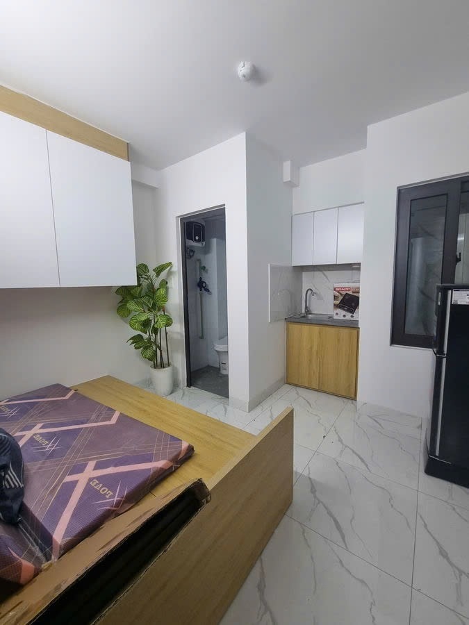 Phòng trọ Studio 18m2 tại TD Housing Phú Đô - Nam Từ Liêm - Phòng ngủ