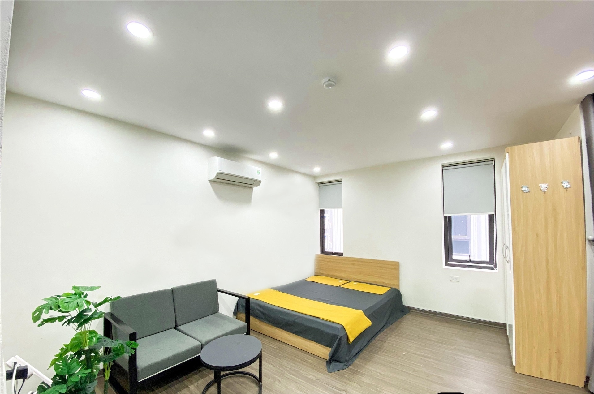 Phòng trọ Studio 32m2 tại RenHouse 2 Trần Thái Tông - Cầu Giấy - Phòng ngủ