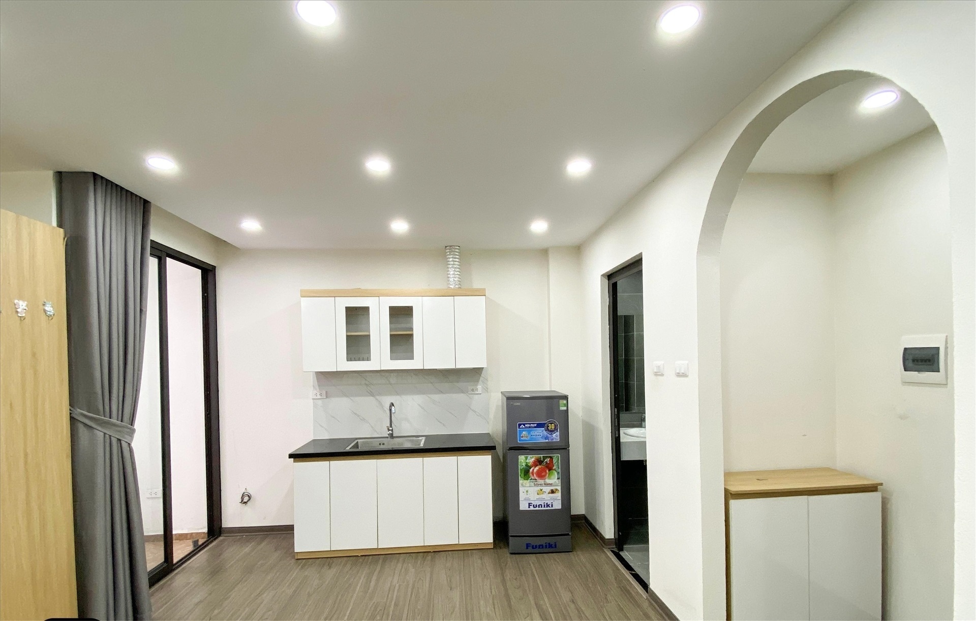 Phòng trọ Studio 32m2 tại RenHouse 2 Trần Thái Tông - Cầu Giấy - Phòng bếp