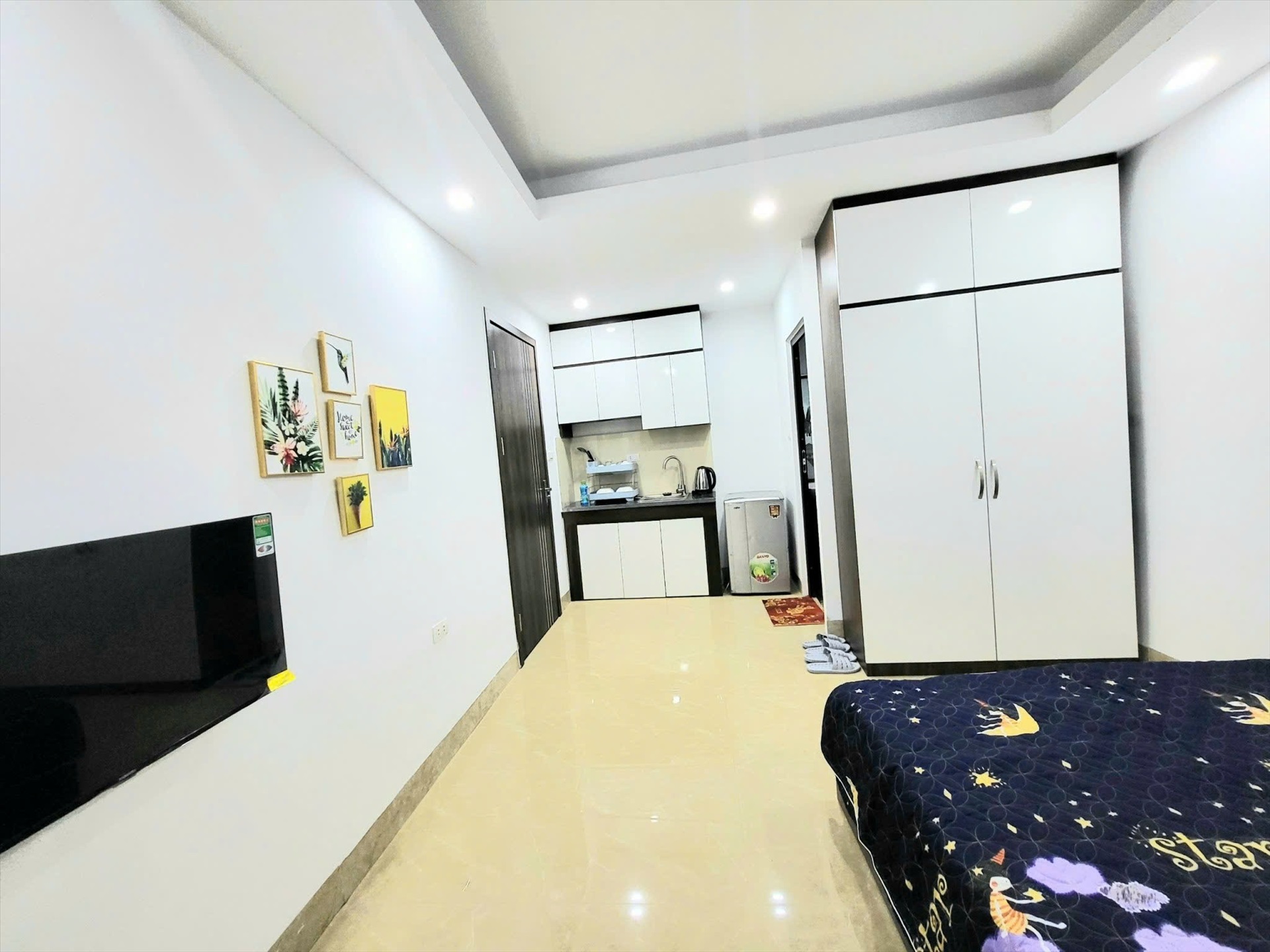 Phòng trọ Studio 25m2 tại Ruby Relax Home Phú Mỹ - Nam Từ Liêm - Phòng bếp