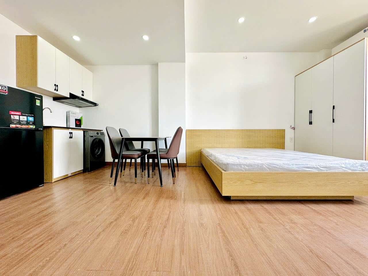 Phòng trọ Studio 30m2 tại ĐH Home Lê Văn Sỹ - Phú Nhuận - Phòng ngủ