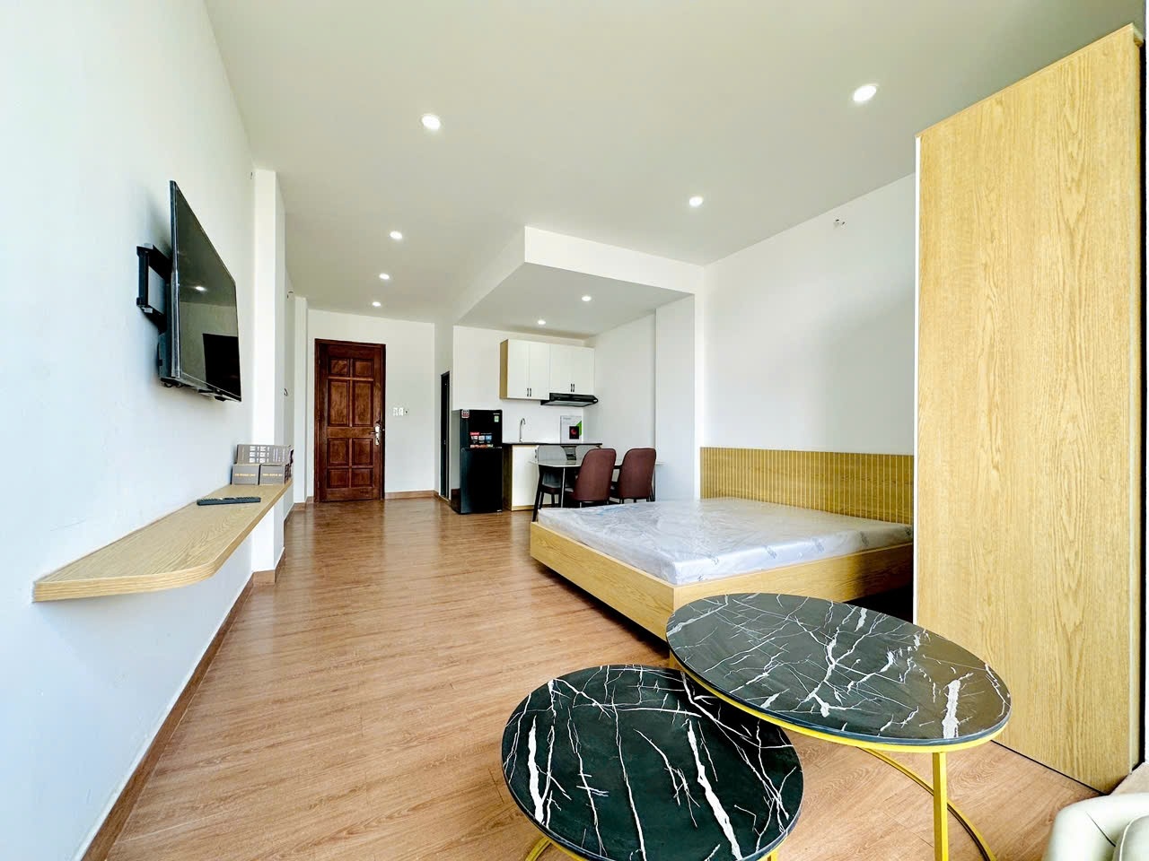 Phòng trọ Studio 30m2 tại ĐH Home Lê Văn Sỹ - Phú Nhuận - Phòng ngủ