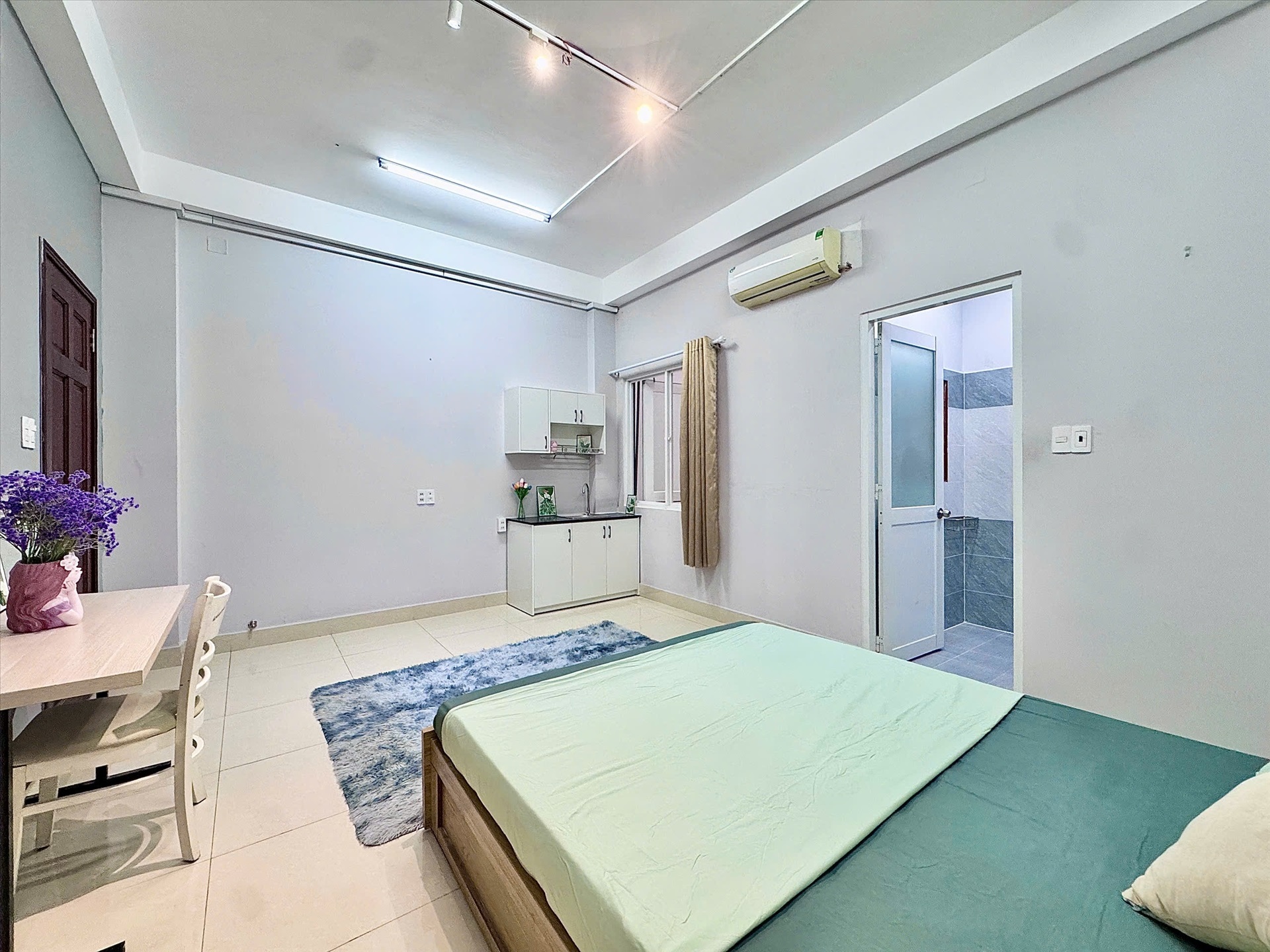 Phòng trọ Studio 25m2 tại CN House Vườn Chuối - Quận 3 - Phòng ngủ