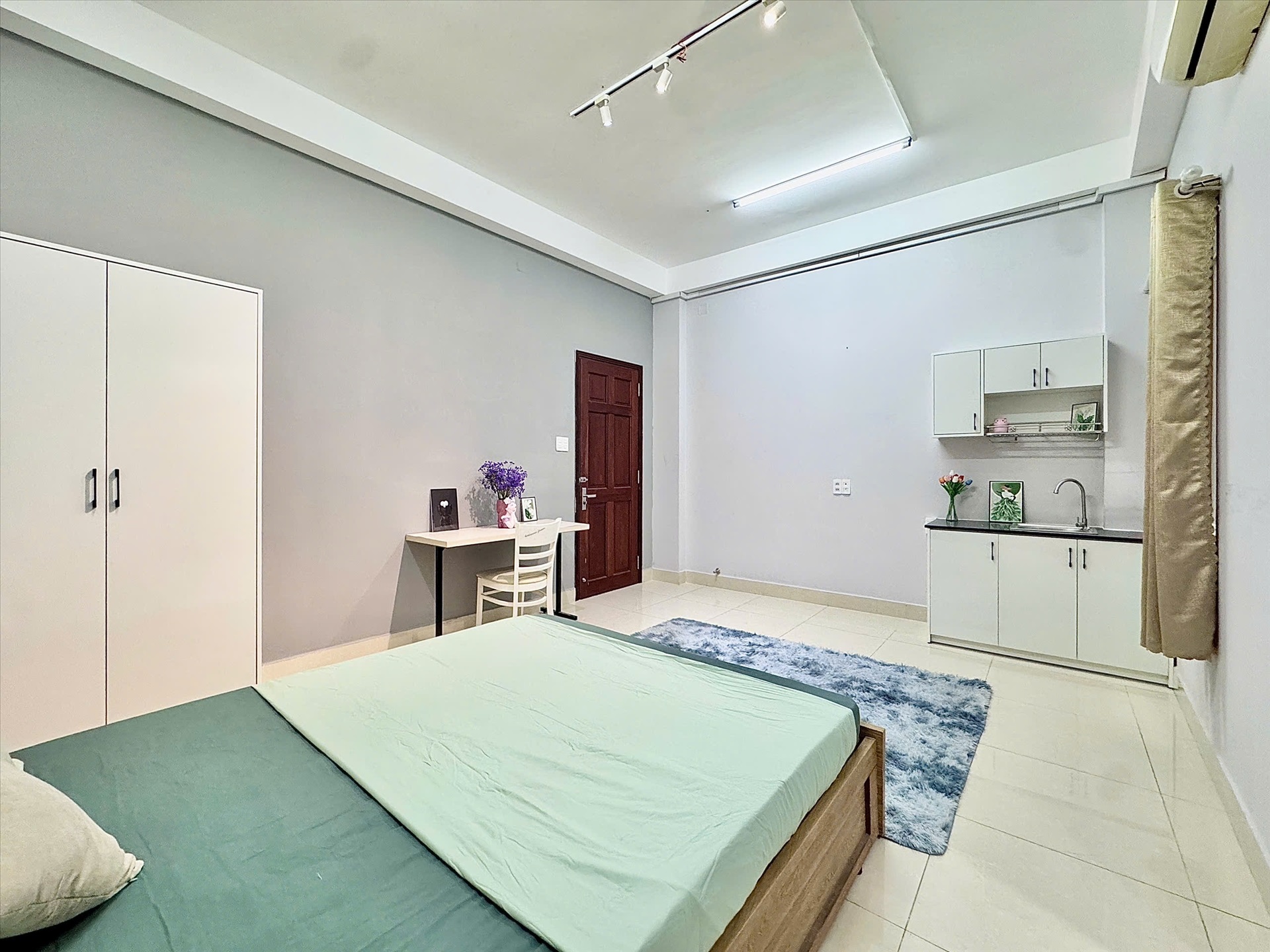 Phòng trọ Studio 25m2 tại CN House Vườn Chuối - Quận 3 - Phòng ngủ
