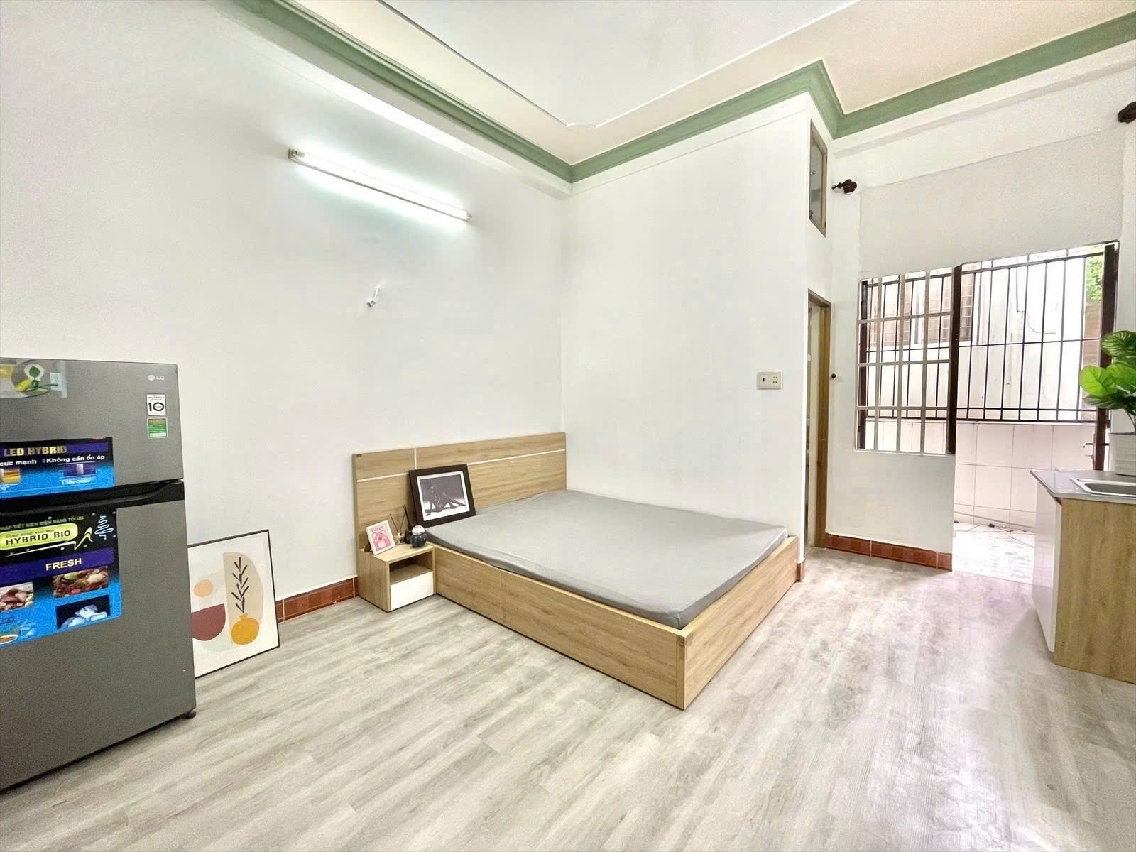Phòng trọ Studio 35m2 tại Pika House Quang Trung - Gò Vấp - Phòng ngủ