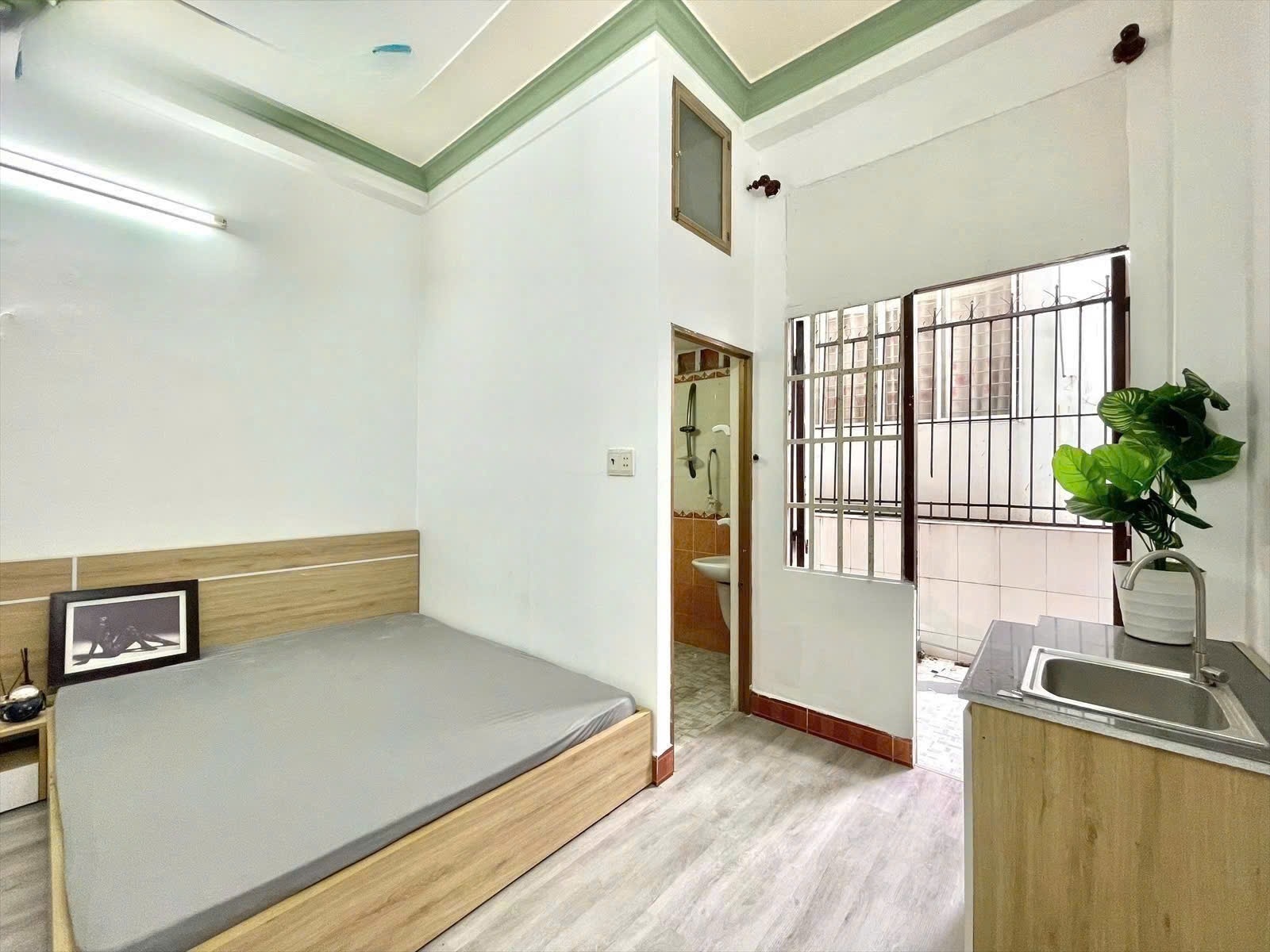Phòng trọ Studio 35m2 tại Pika House Quang Trung - Gò Vấp - Phòng ngủ