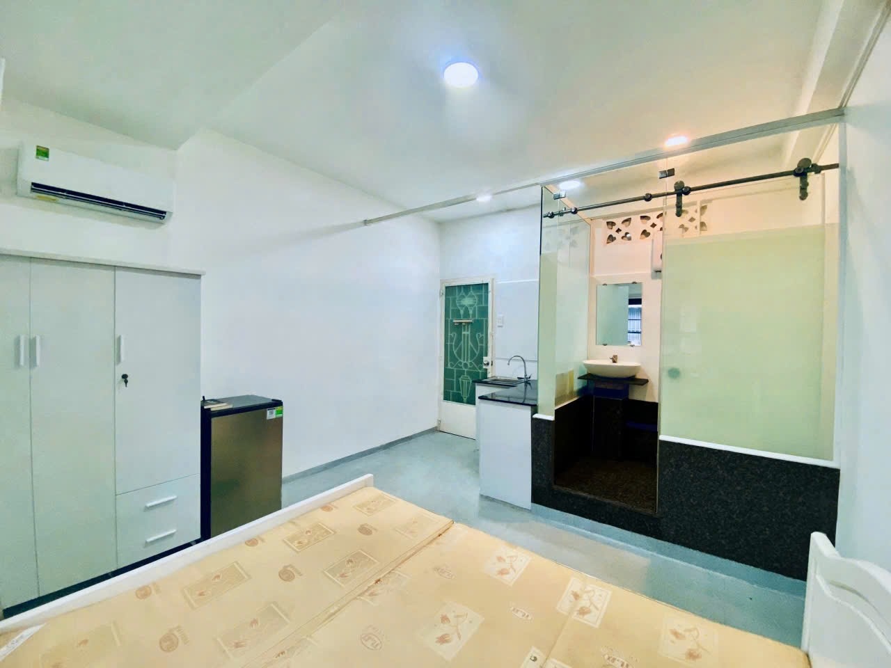 Phòng trọ Studio 25m2 tại TD House Phan Văn Hân - Bình Thạnh - Phòng ngủ