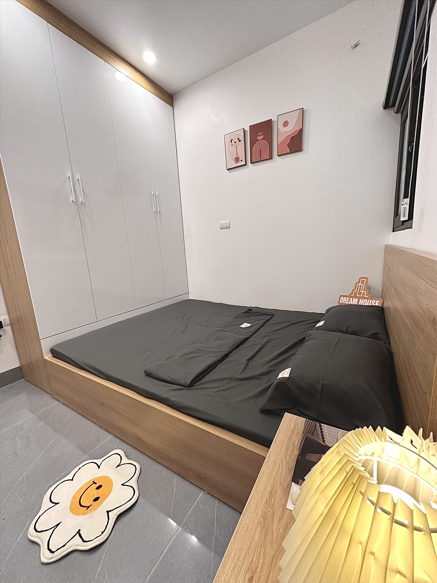 Phòng trọ Studio 20m2 tại DreamHouse Yên Hòa - Cầu Giấy - Phòng ngủ