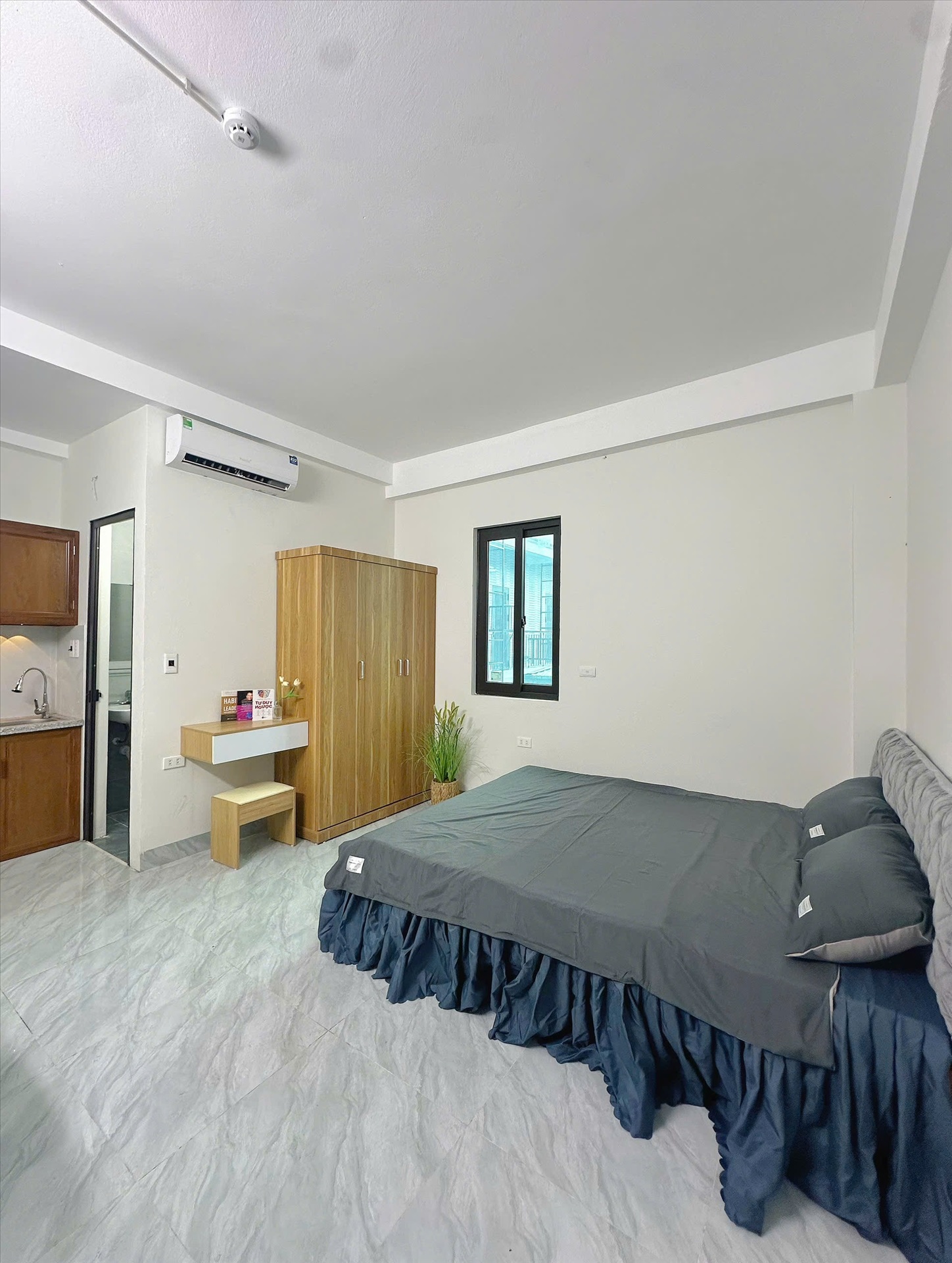 Phòng trọ Studio 30m2 tại DreamHouse Cầu Giấy - Cầu Giấy - Phòng ngủ