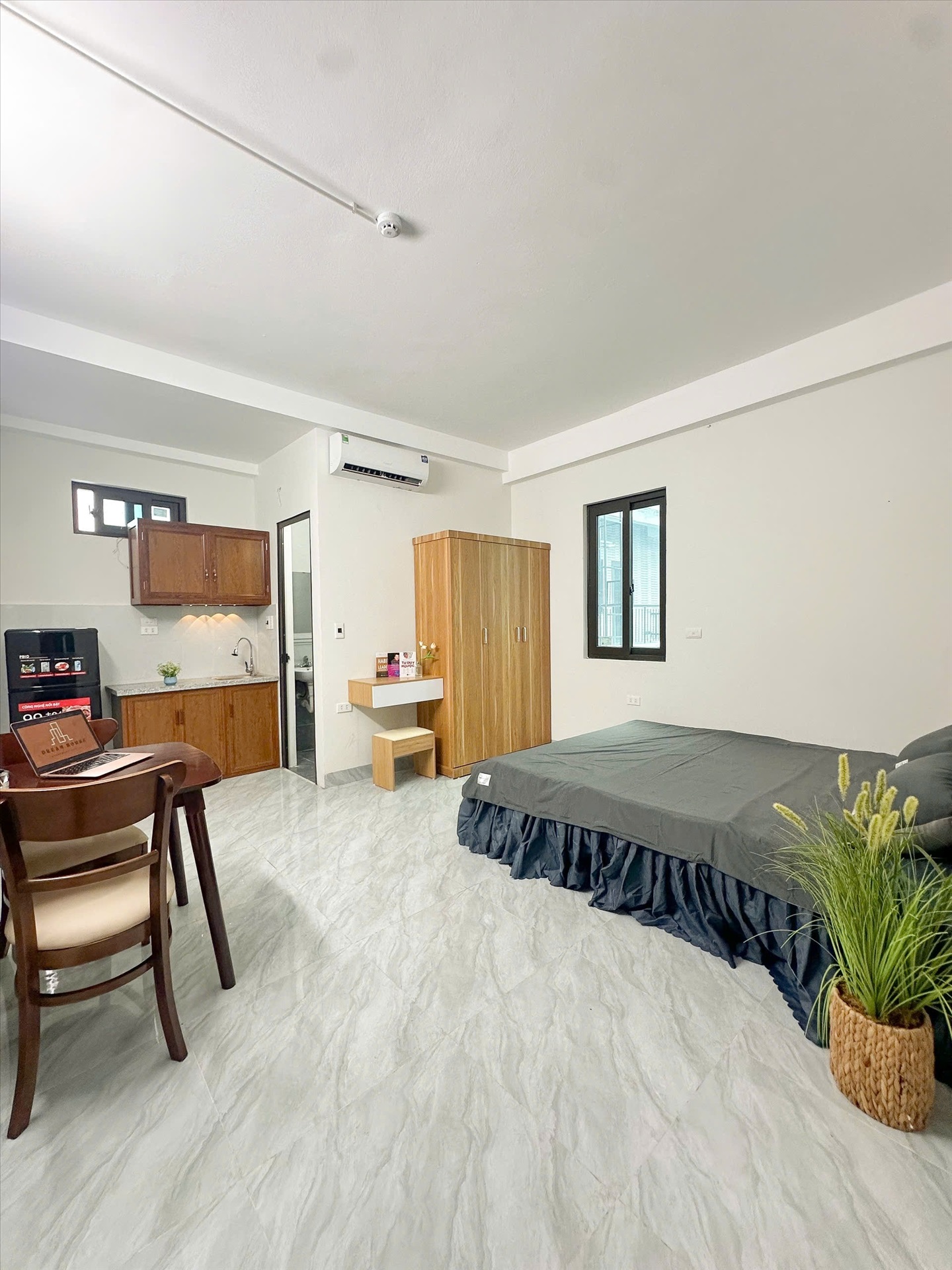 Phòng trọ Studio 30m2 tại DreamHouse Cầu Giấy - Cầu Giấy - Phòng ngủ