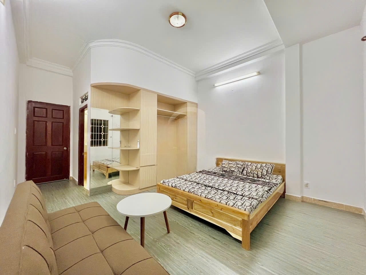 Phòng trọ Studio 25m2 tại AT Apartment Lam Sơn - Tân Bình - Phòng ngủ