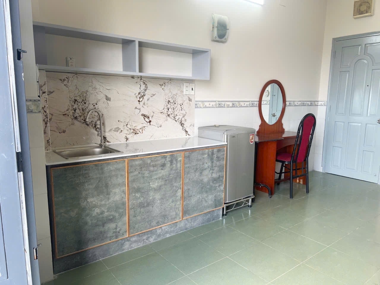 Phòng trọ Studio 20m2 tại CT House Hà Huy Giáp - Quận 12 - Phòng bếp