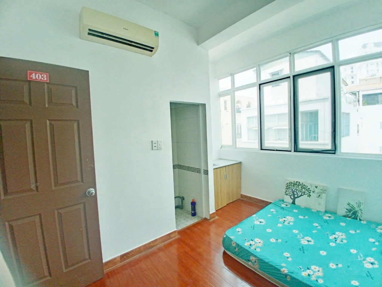 Phòng trọ Studio 25m2 tại LinLiu Home Nguyễn Trãi - Quận 1 - Phòng ngủ