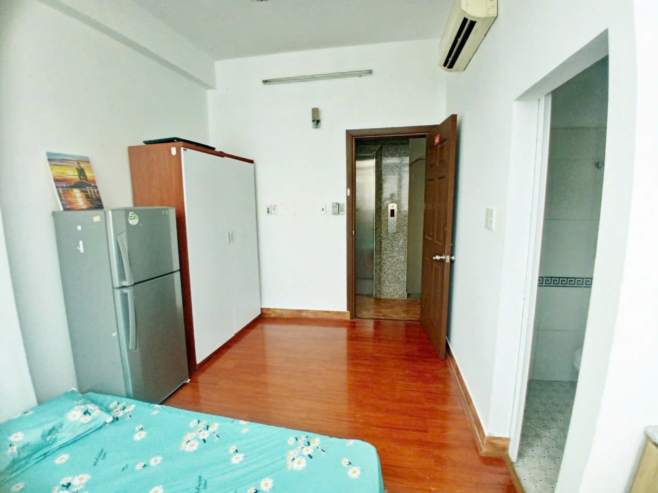 Phòng trọ Studio 25m2 tại LinLiu Home Nguyễn Trãi - Quận 1 - Phòng ngủ