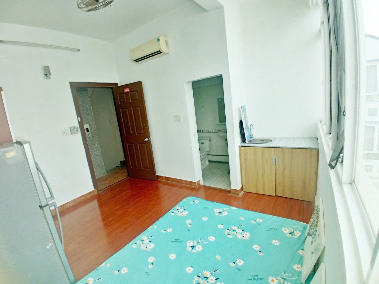 Phòng trọ Studio 25m2 tại LinLiu Home Nguyễn Trãi - Quận 1 - Phòng ngủ