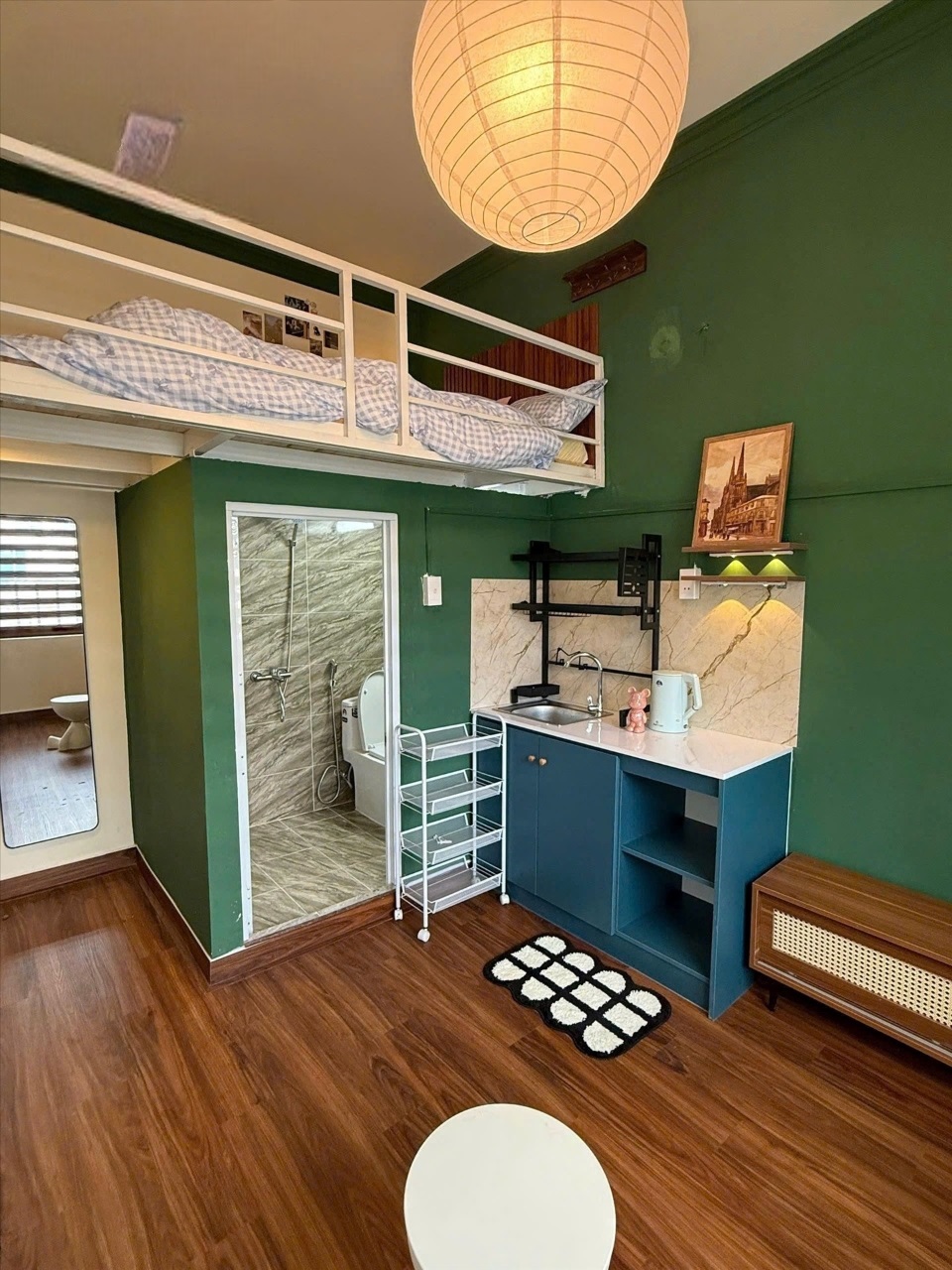 Phòng trọ Duplex 25m2 tại TN House Bạch Đằng - Tân Bình - Phòng bếp