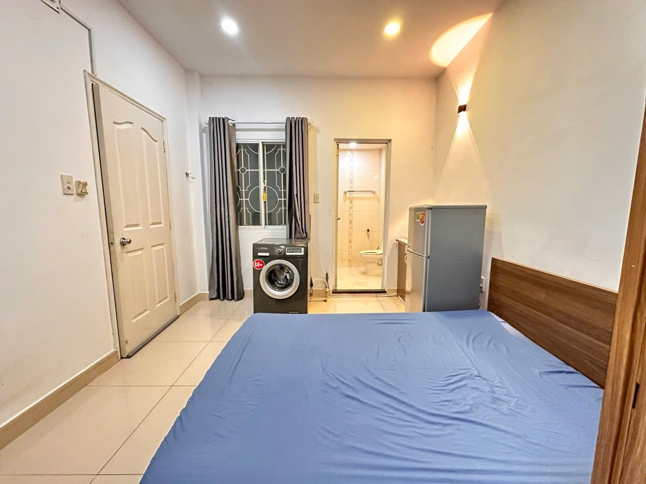 Phòng trọ Studio 28m2 tại AT House Hòa Hảo - Quận 10 - Phòng ngủ