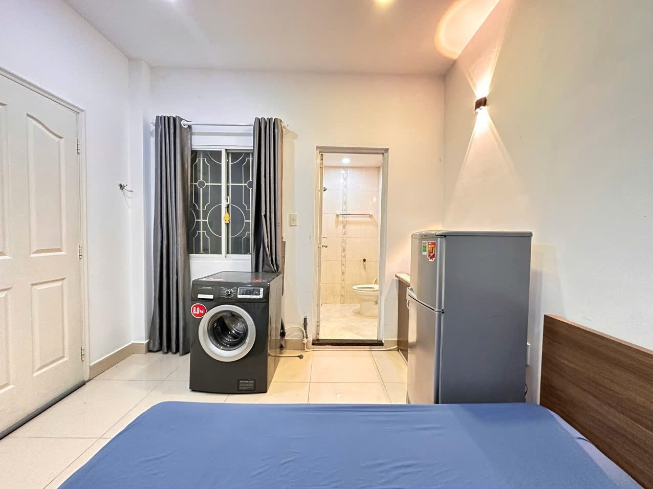 Phòng trọ Studio 28m2 tại AT House Hòa Hảo - Quận 10 - Phòng ngủ