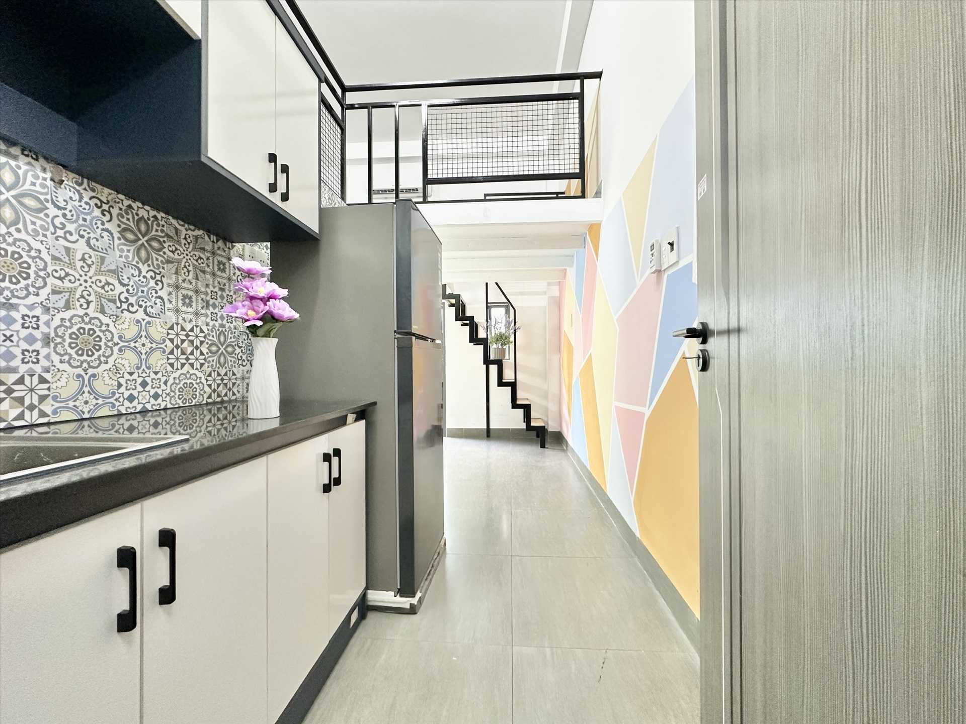 Phòng trọ Duplex 25m2 tại CQ Home Đường số 11 - Thủ Đức - Phòng bếp