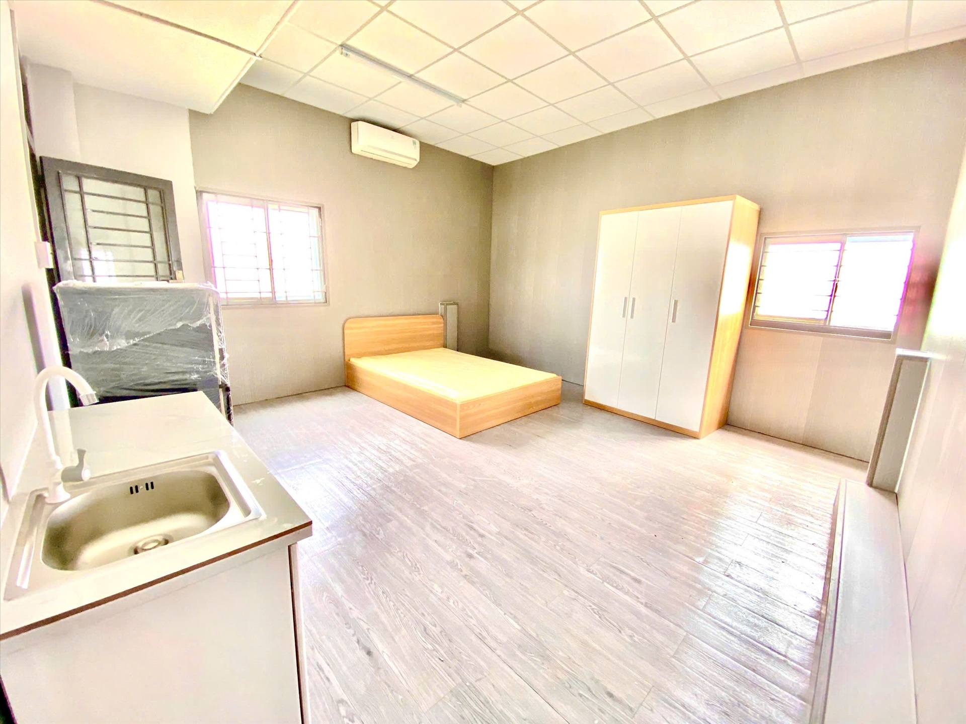 Phòng trọ Studio 40m2 tại AH Home Đường số 9 - Gò Vấp - Phòng ngủ