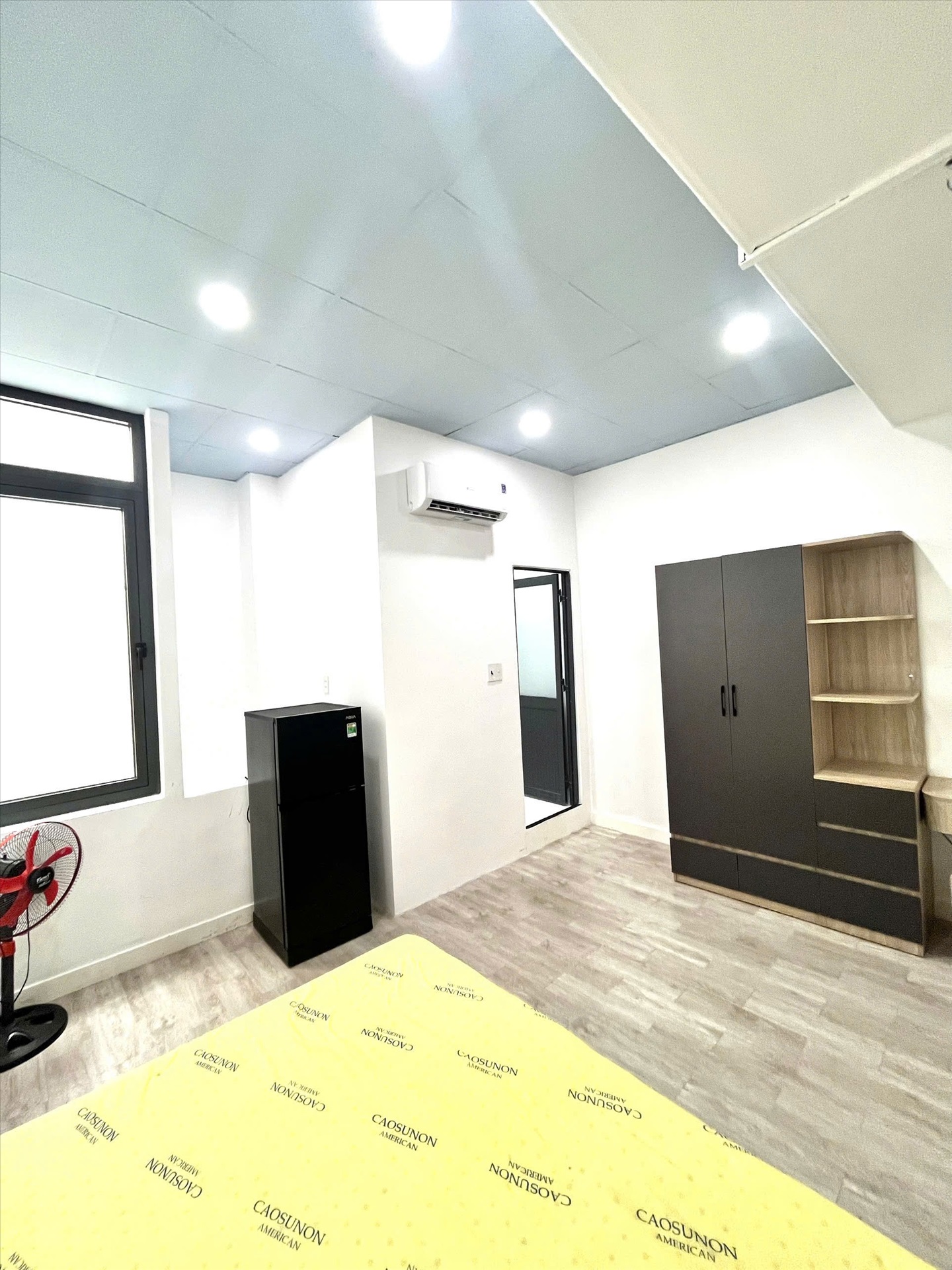Phòng trọ Studio 25m2 tại Pika House Tân Sơn - Tân Bình - Phòng khách