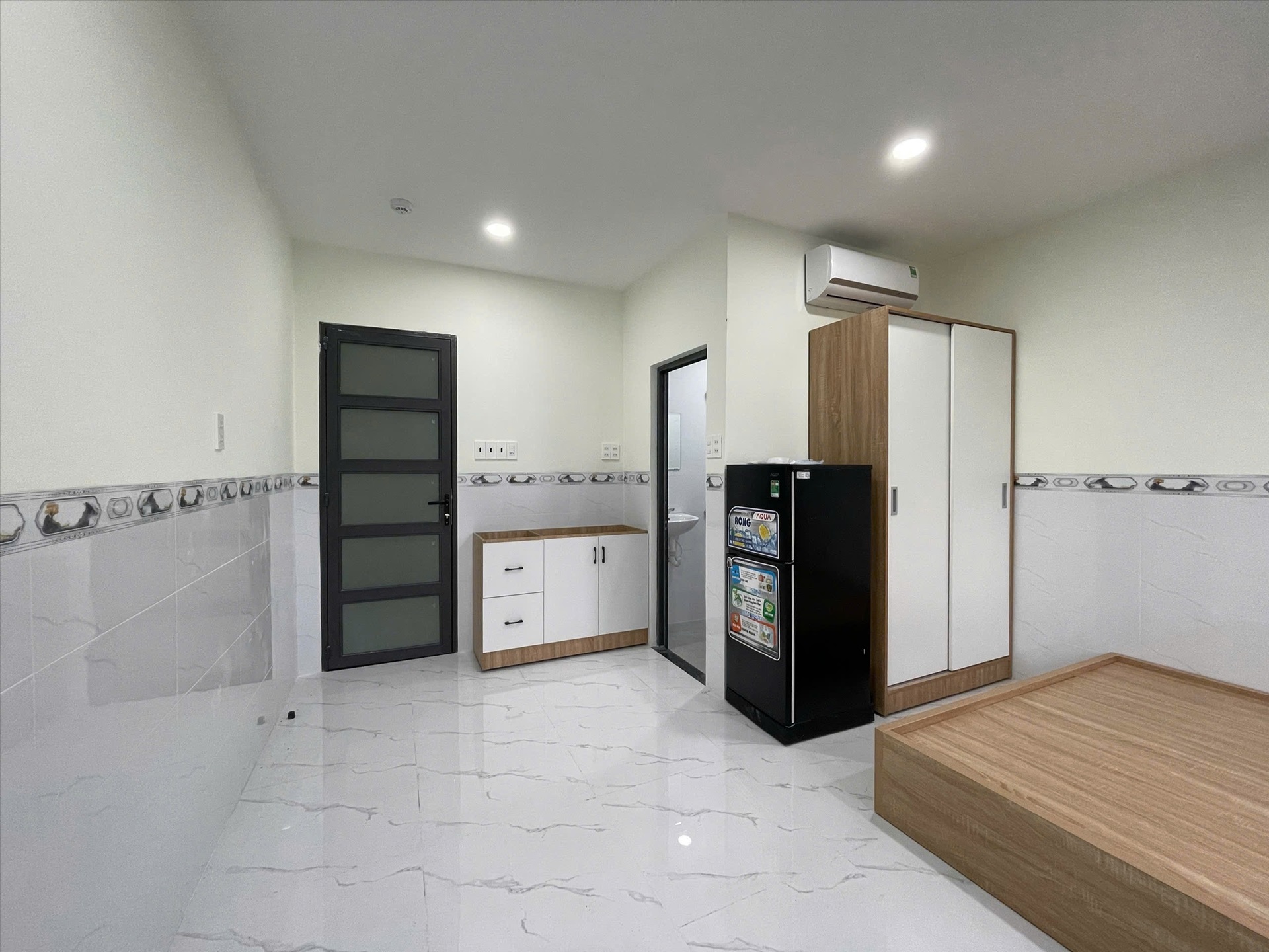 Phòng trọ Studio 30m2 tại AT House Nơ Trang Long - Bình Thạnh - Phòng bếp