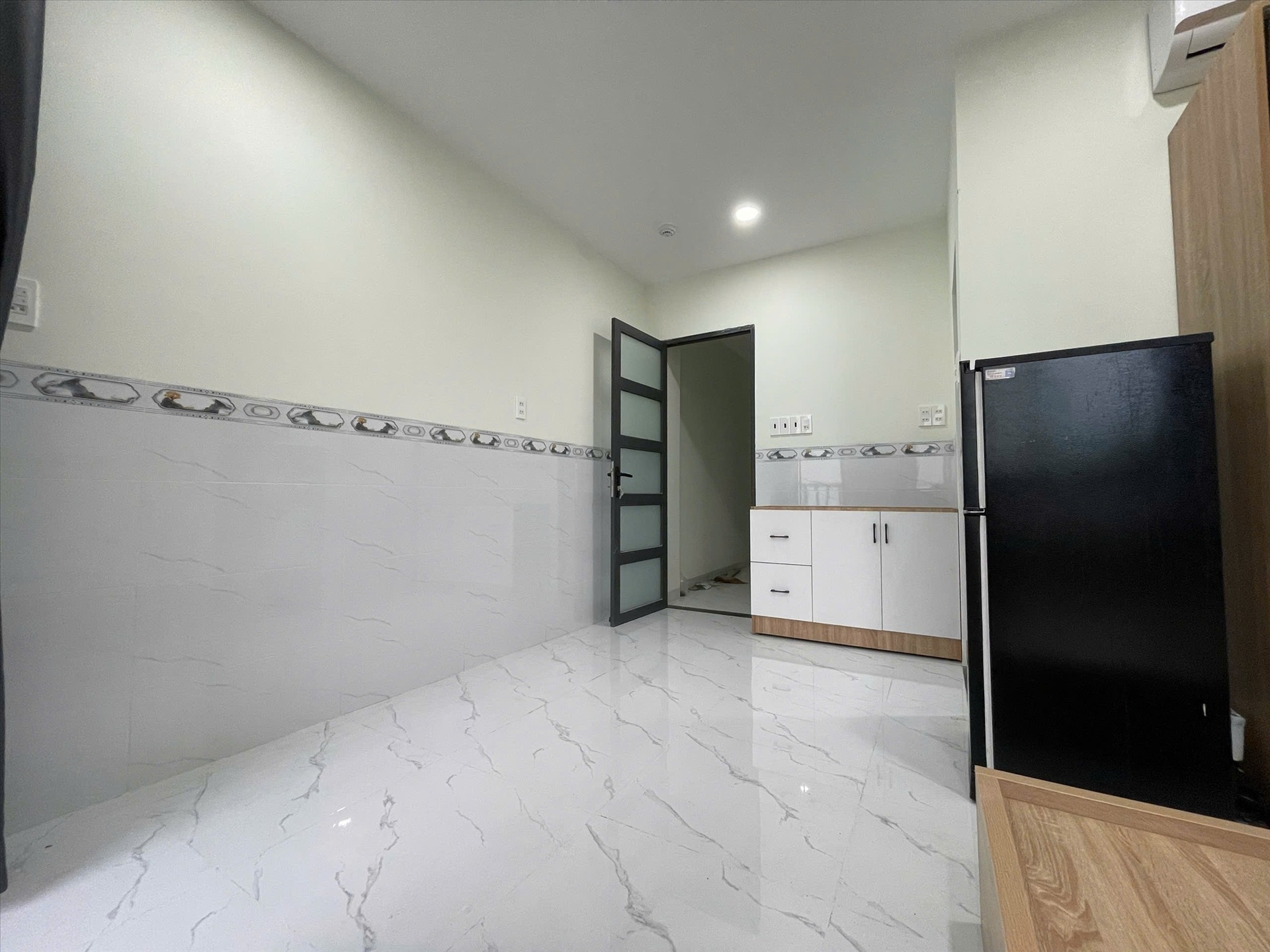 Phòng trọ Studio 30m2 tại AT House Nơ Trang Long - Bình Thạnh - Phòng ngủ