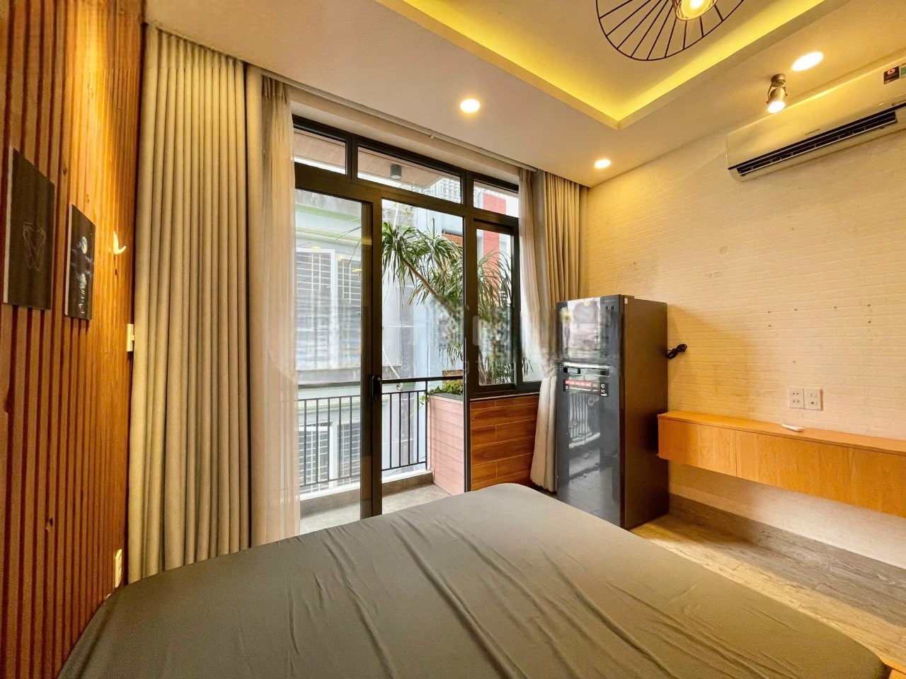Phòng trọ Studio 25m2 tại Hunas Home Nguyễn Văn Lượng - Gò Vấp - Phòng ngủ
