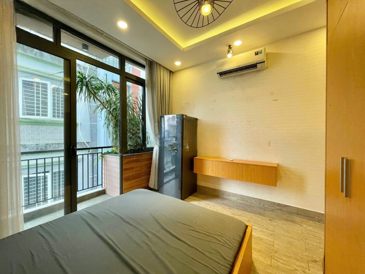 Phòng trọ Studio 25m2 tại Hunas Home Nguyễn Văn Lượng - Gò Vấp - Phòng ngủ