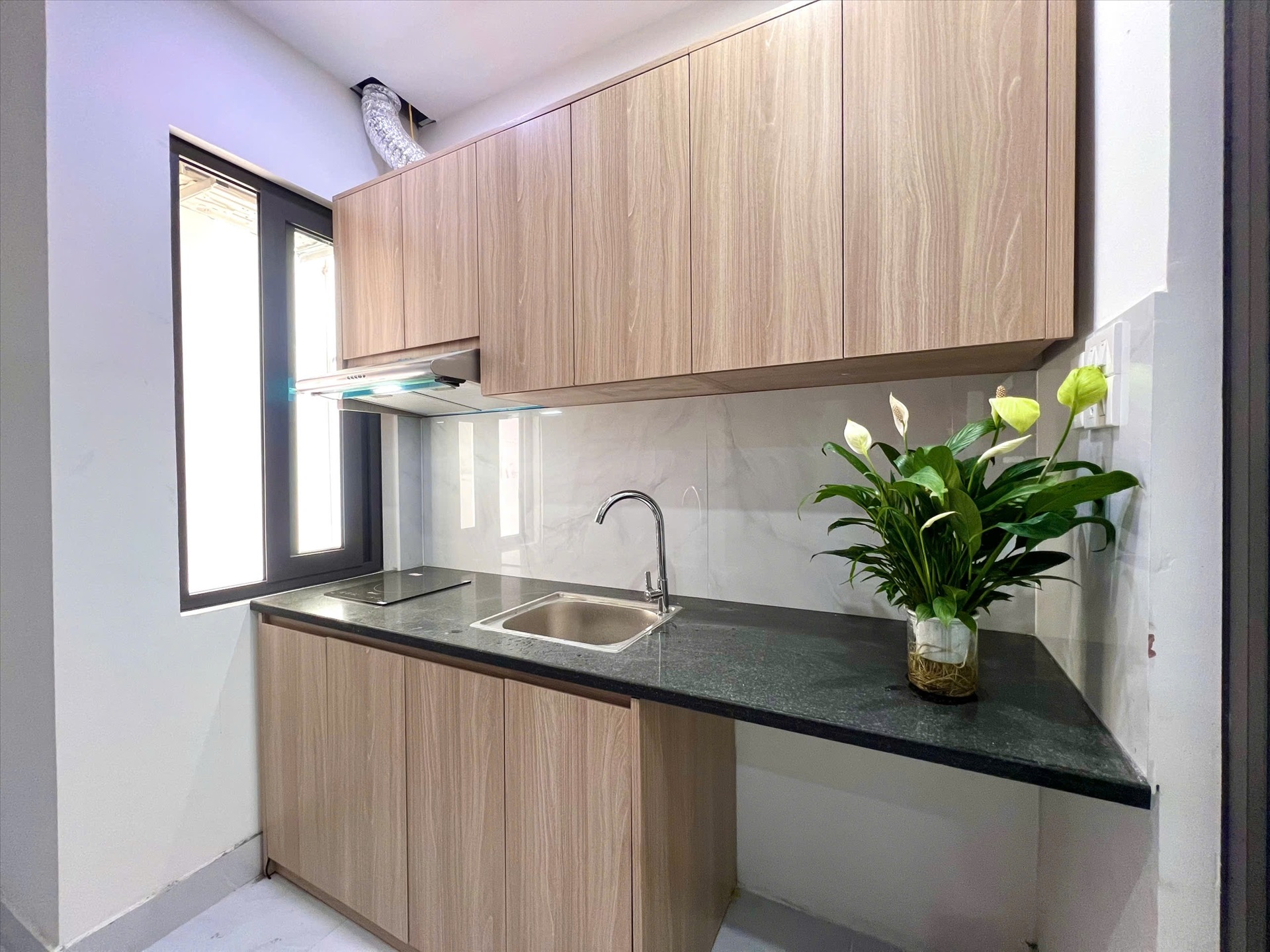 Phòng trọ Duplex 18m2 tại ND Home Lê Đức Thọ - Nam Từ Liêm - Phòng bếp