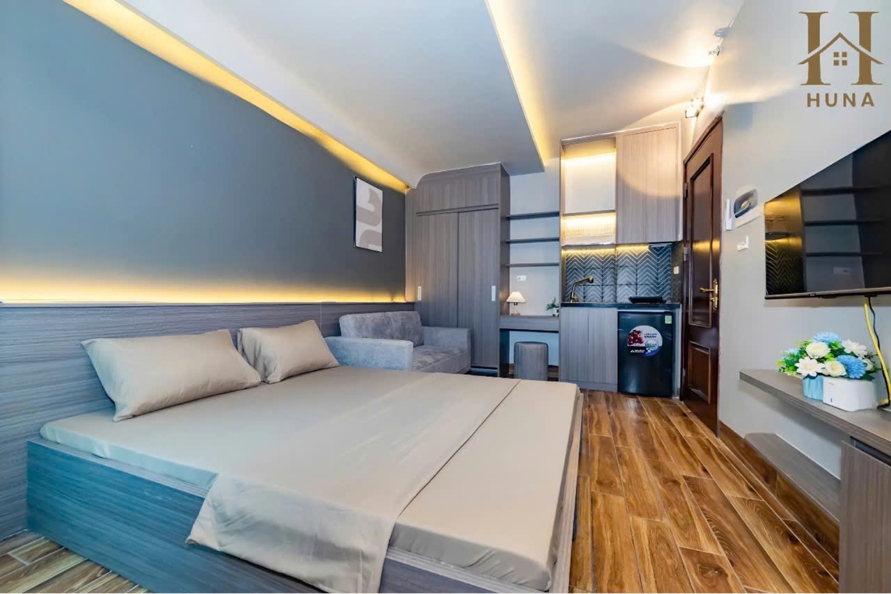 Phòng trọ Studio 25m2 tại ND Home Miếu Đầm - Nam Từ Liêm - Phòng ngủ