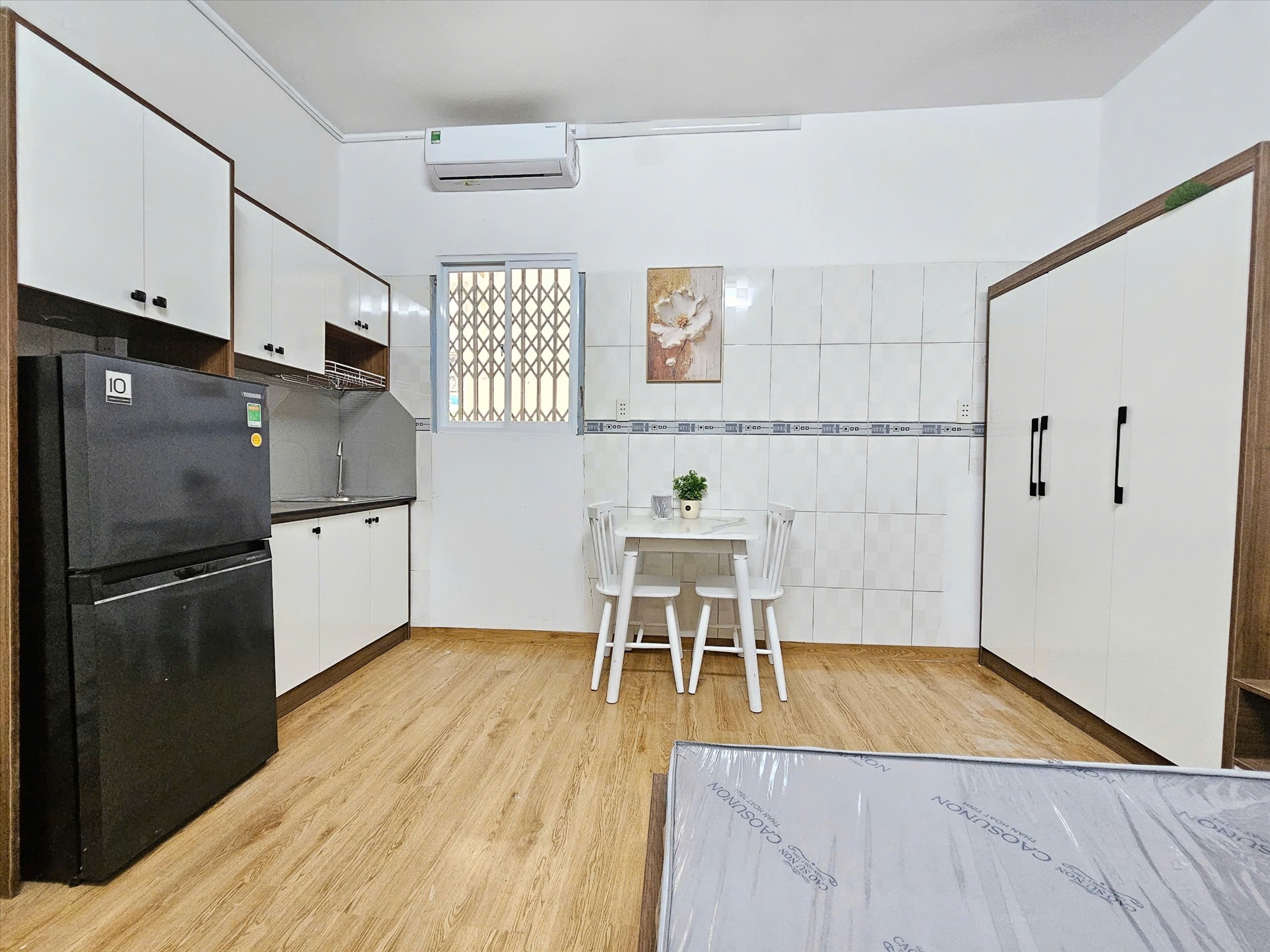 Phòng trọ Studio 30m2 tại AV Home Yên Đỗ - Bình Thạnh - Phòng ngủ