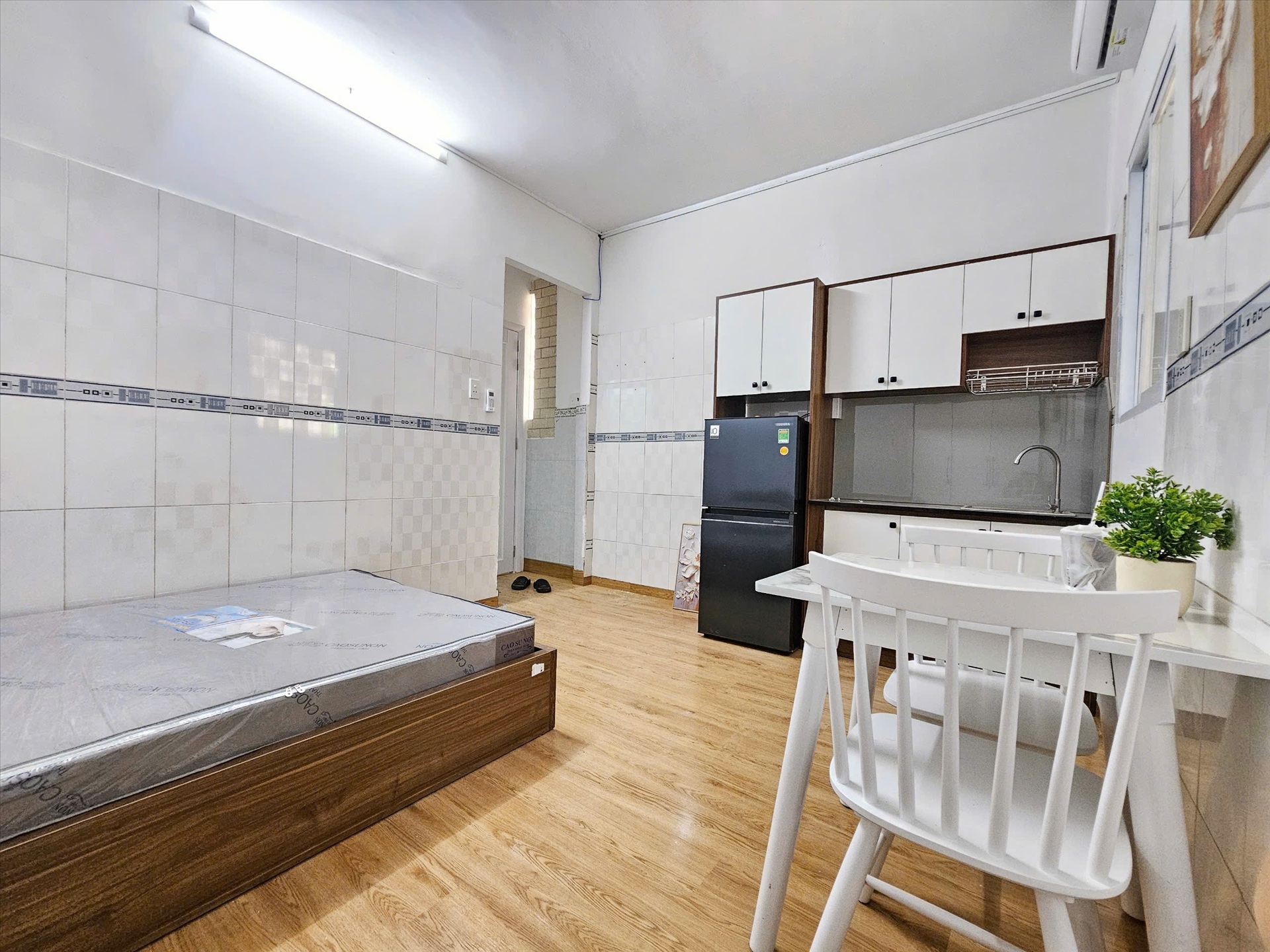 Phòng trọ Studio 30m2 tại AV Home Yên Đỗ - Bình Thạnh - Phòng ngủ