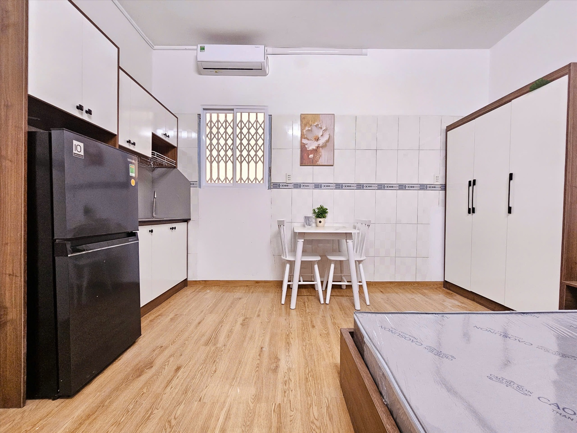 Phòng trọ Studio 30m2 tại AV Home Yên Đỗ - Bình Thạnh - Phòng ngủ
