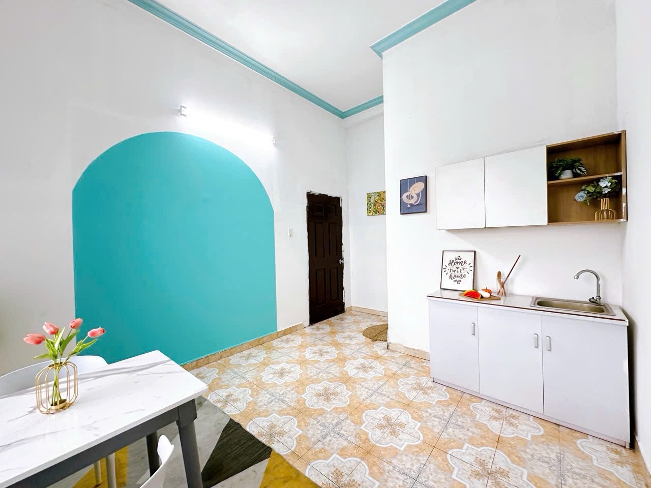 Phòng trọ 1 Phòng ngủ 35m2 tại Cozy Home Quốc lộ 1A - Quận 12 - Phòng bếp