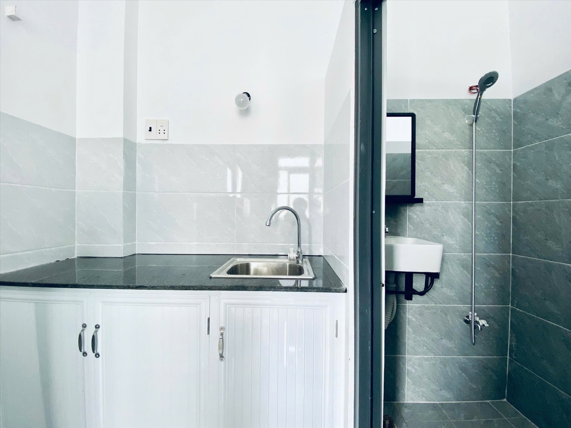 Phòng trọ Studio 20m2 tại AN House 1 Lê Đức Thọ - Gò Vấp - Phòng bếp