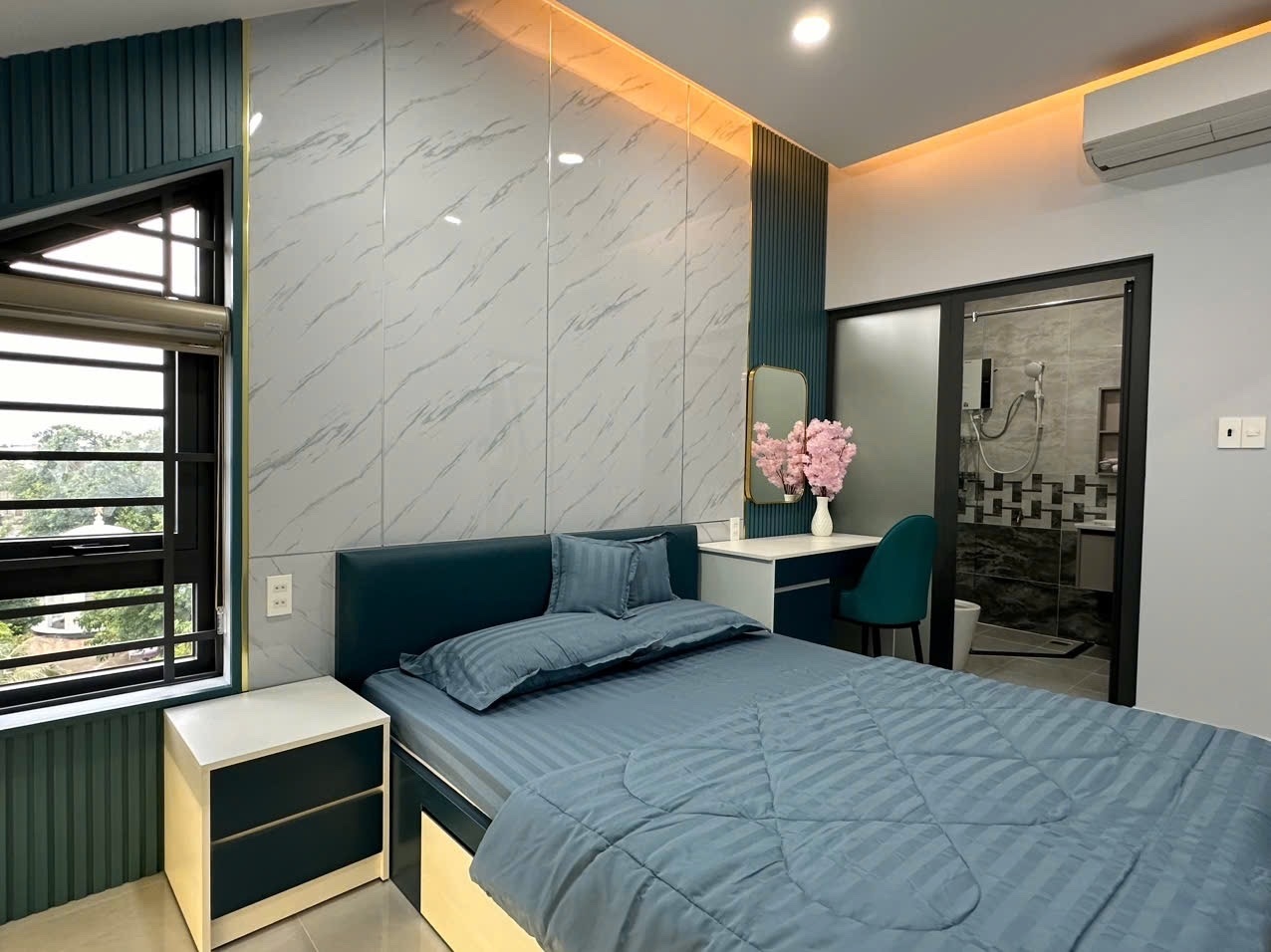 Phòng trọ 1 Phòng ngủ 35m2 tại T-Village 2 Home Đường 192 - Quận 8 - Phòng ngủ
