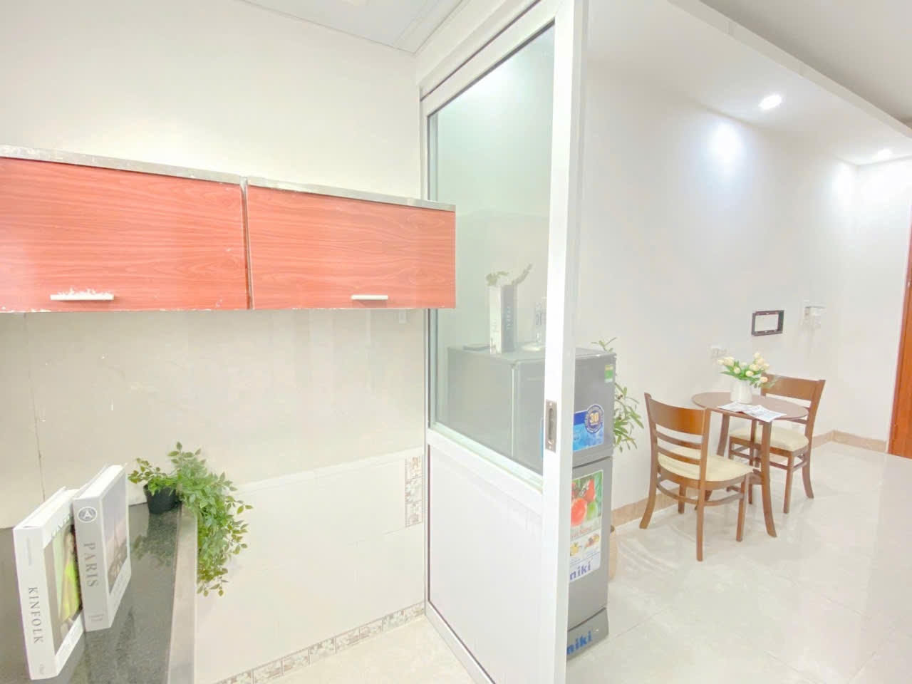 Phòng trọ Studio 28m2 tại Suha Home Nguyễn Ngọc Vũ - Cầu Giấy - Phòng bếp