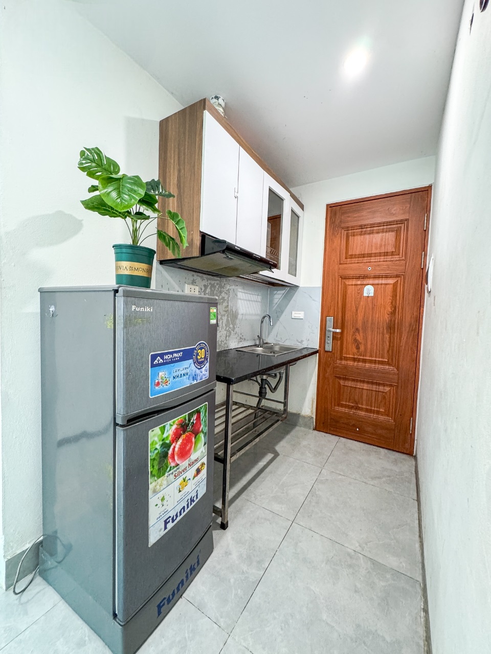 Phòng trọ Studio 25m2 tại RenHouse Phú Diễn - Bắc Từ Liêm - Phòng bếp