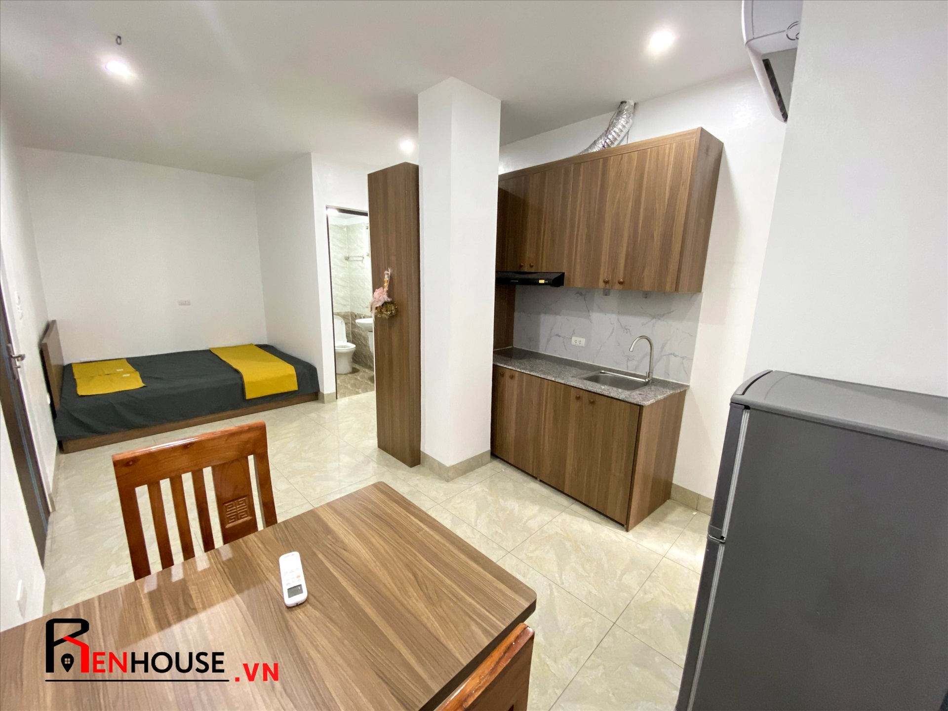 Phòng trọ Studio 30m2 tại RenHouse 1 Mỹ Đình - Nam Từ Liêm - Phòng bếp