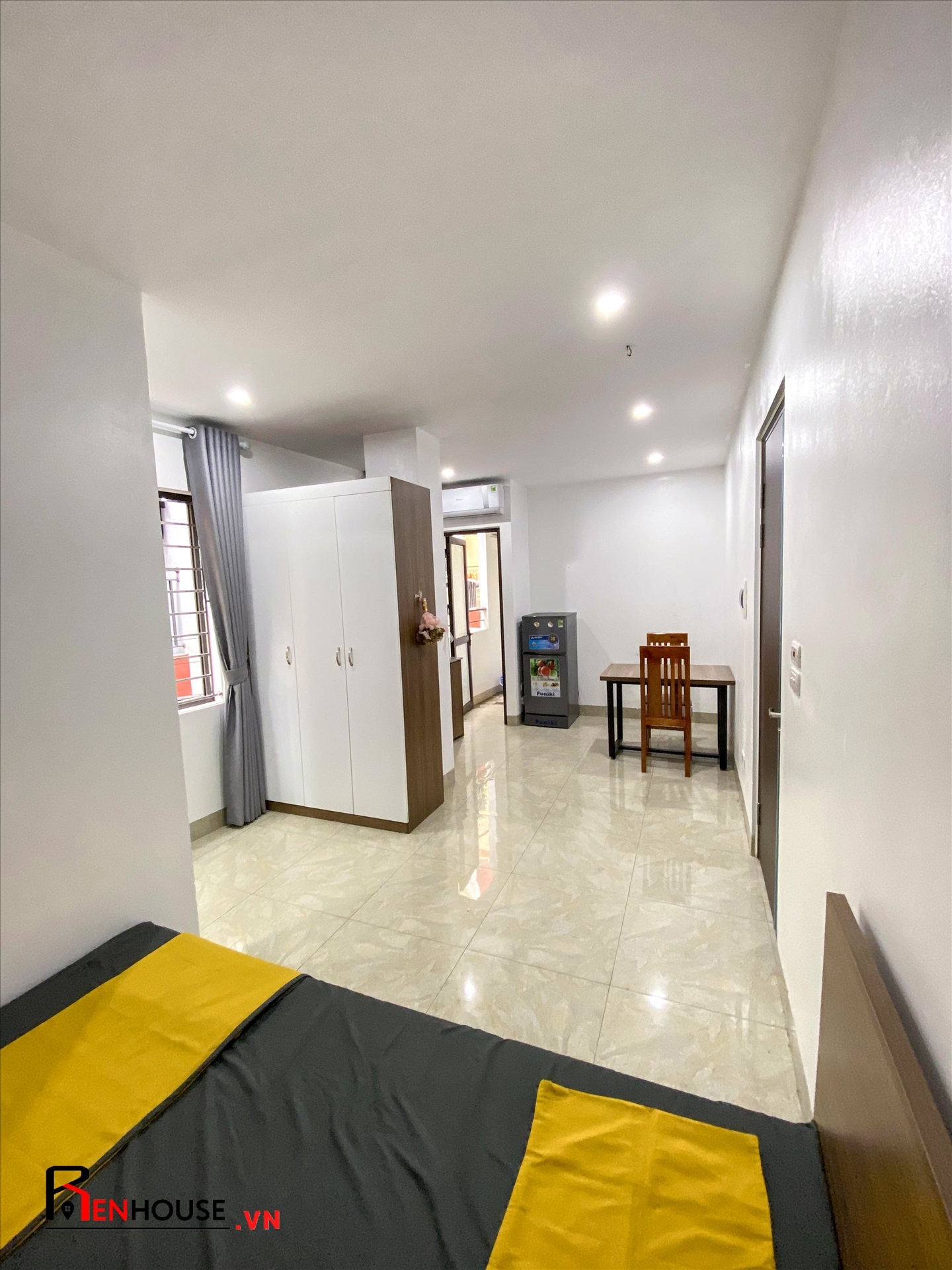 Phòng trọ Studio 30m2 tại RenHouse 1 Mỹ Đình - Nam Từ Liêm - Phòng khách